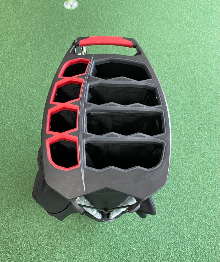 NEW OGIO WOODE 8 HYBIRD STAND BAG BLACK/RED GOLF BAG NWT SidelineSwap