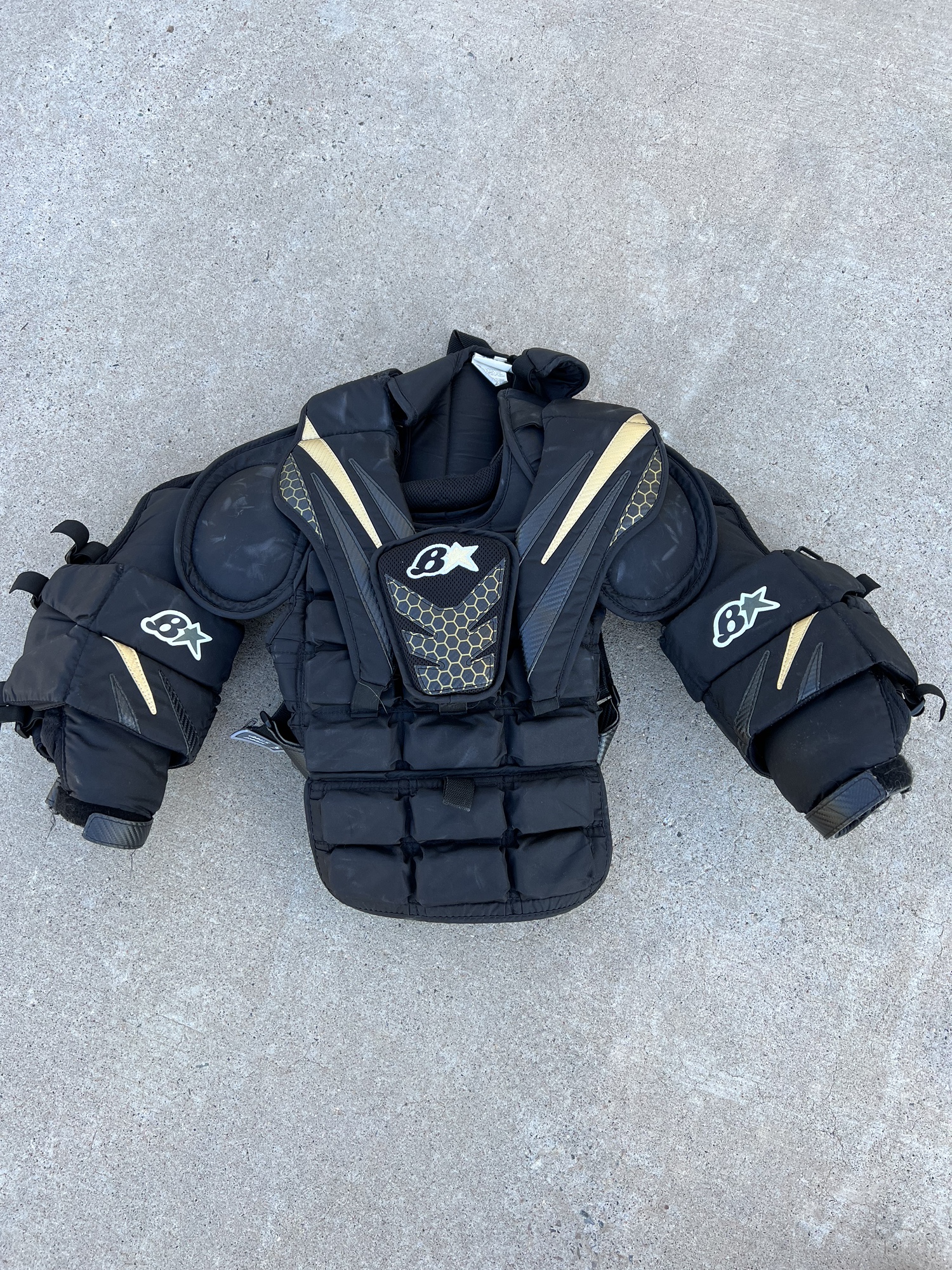 Brian's Large JR Goalie B star Chest Protector SidelineSwap