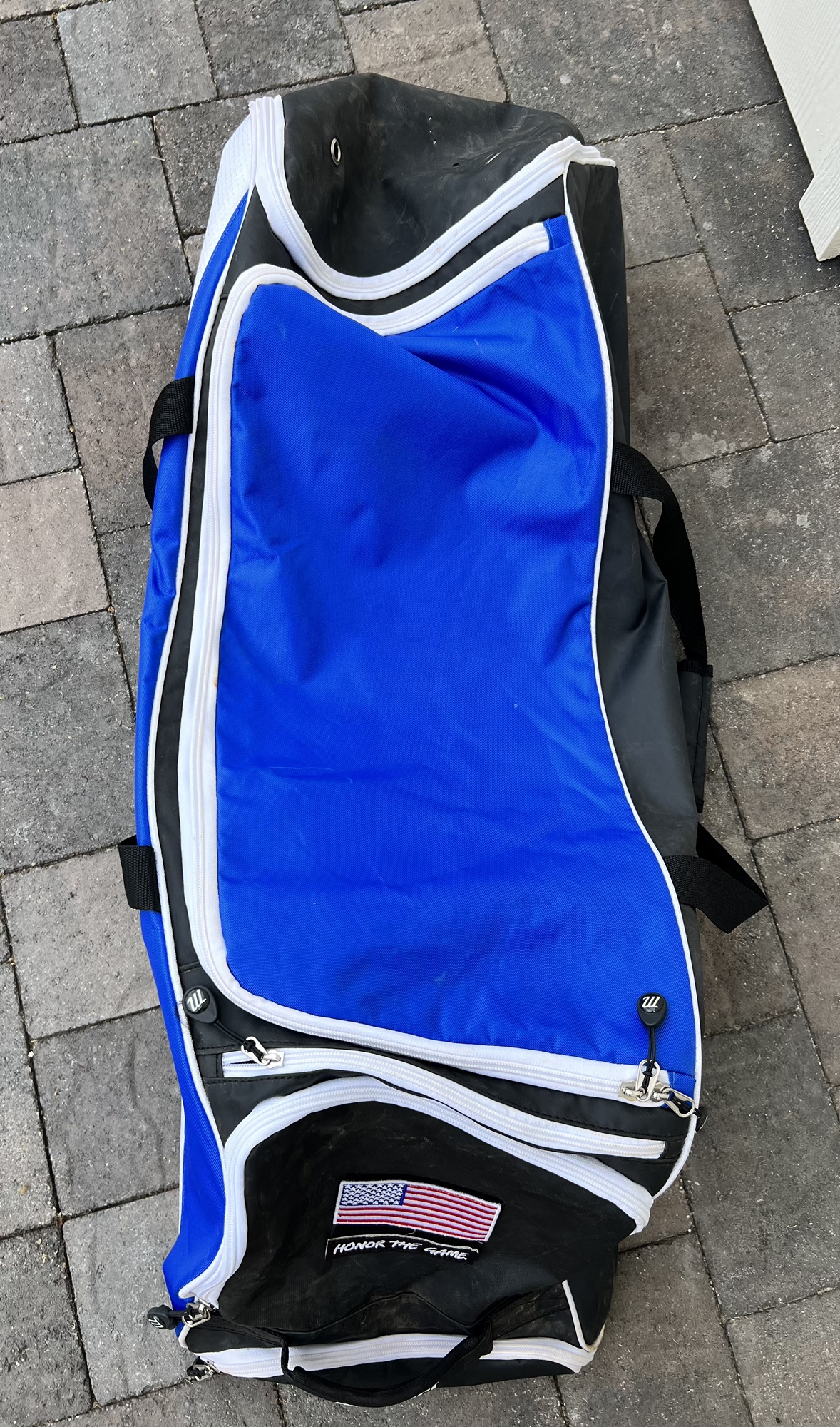 Marucci Wheeled Utility Rolling Catchers Gear Bag Royal Blue SidelineSwap