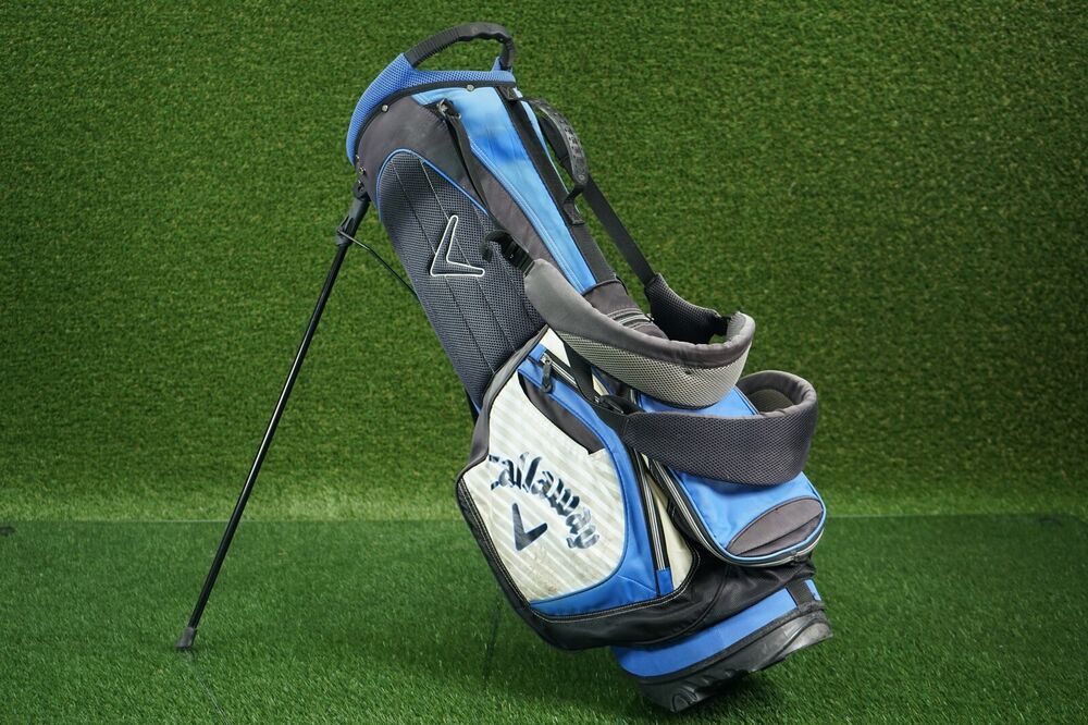 CALLAWAY CHEV 7WAY DIVIDER GOLF STAND BAG BLUE/WHITE SidelineSwap