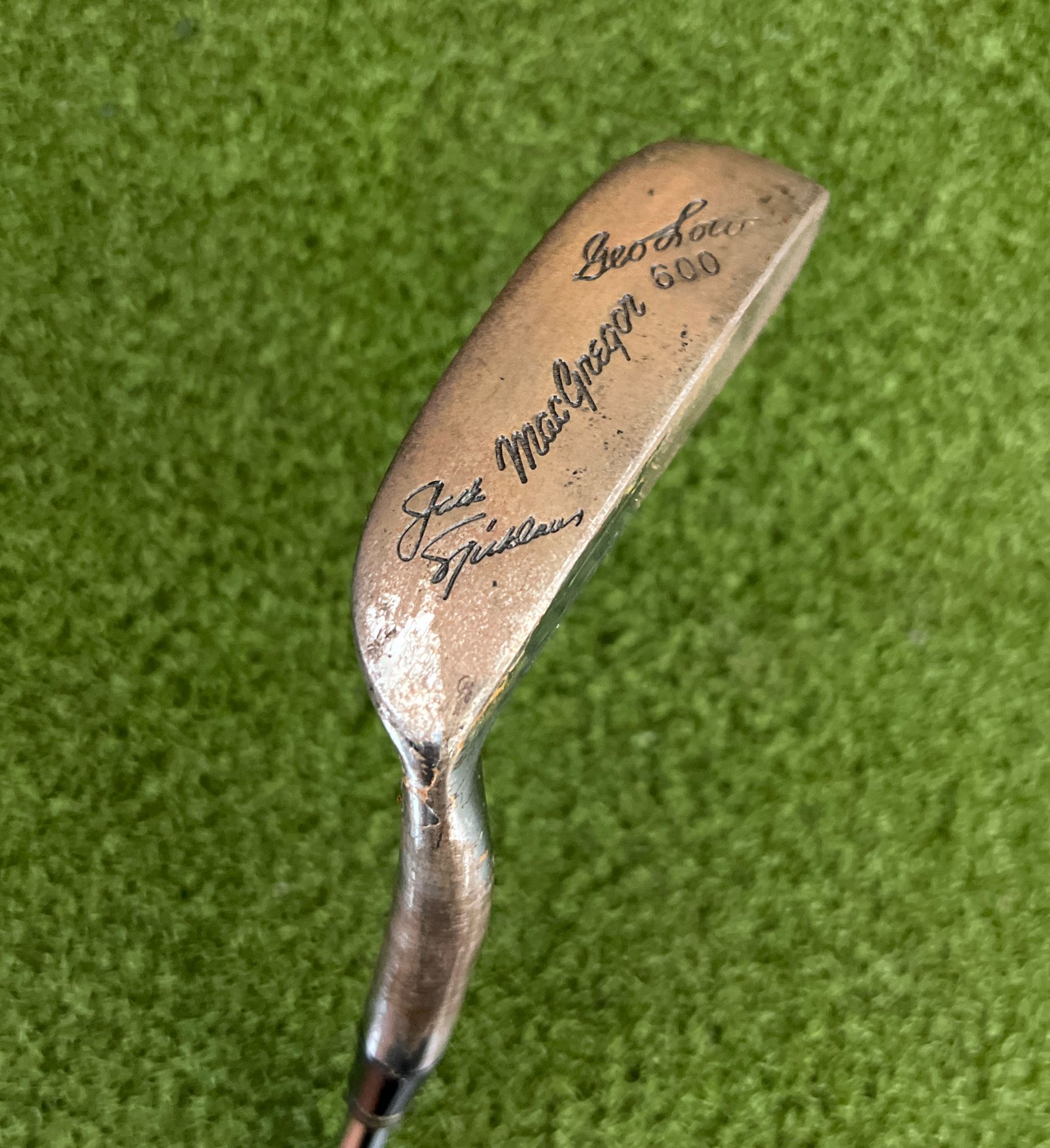 MacGregor Jack Nicklaus Geo Low 600 Putter, 35.5", RH, Rare, Vintage