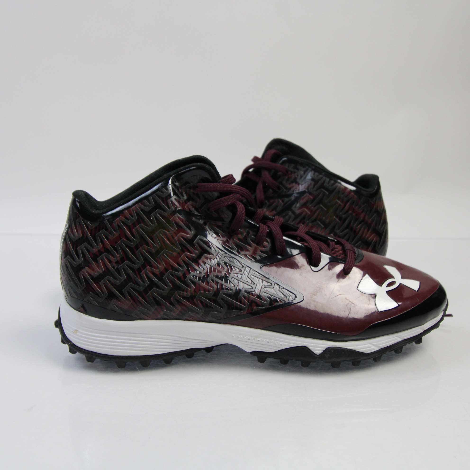 Under Armour Turf Cleat Men's Maroon/White New with Defect 12.5