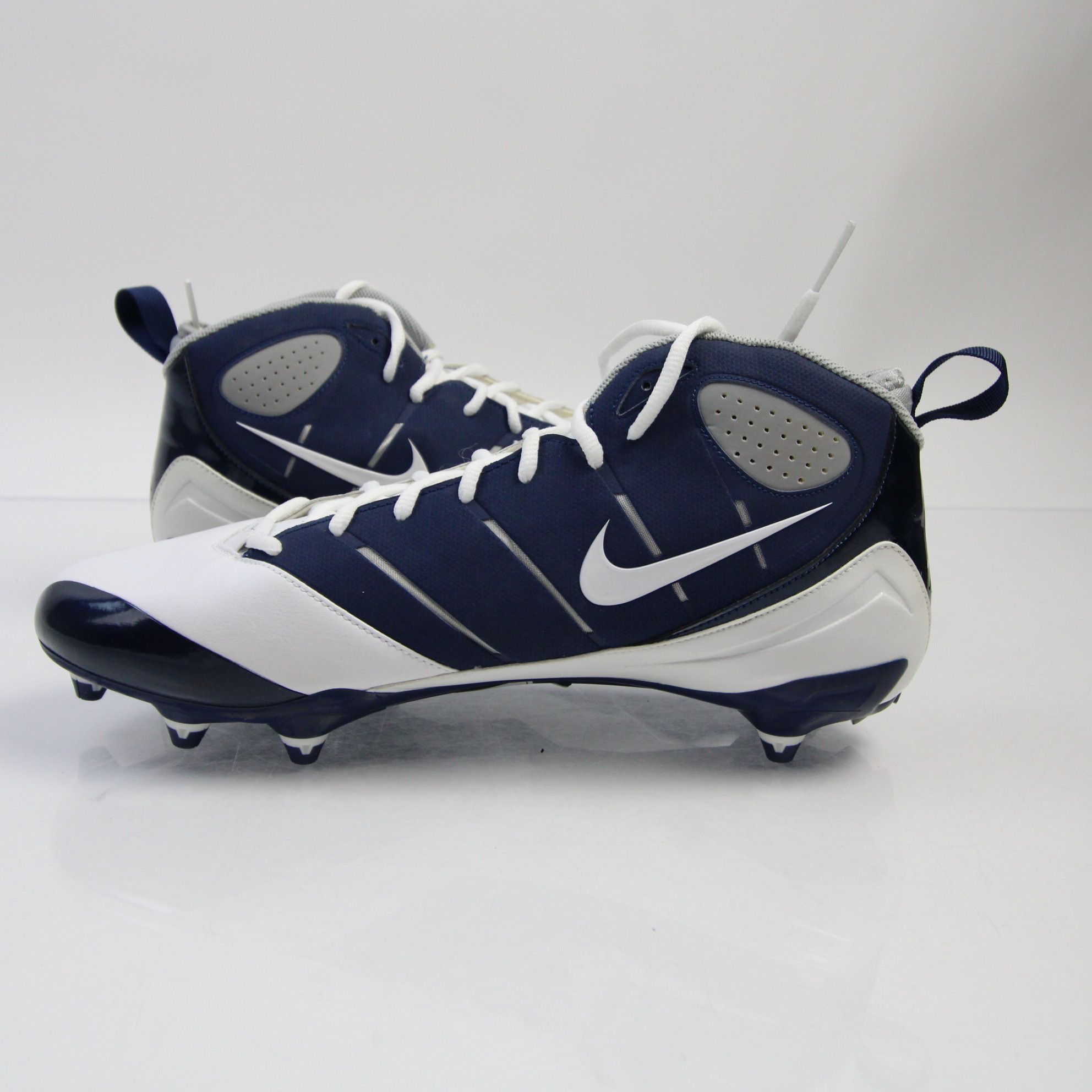 Nike Football Cleat Men's White/Navy New with Defect 14 SidelineSwap