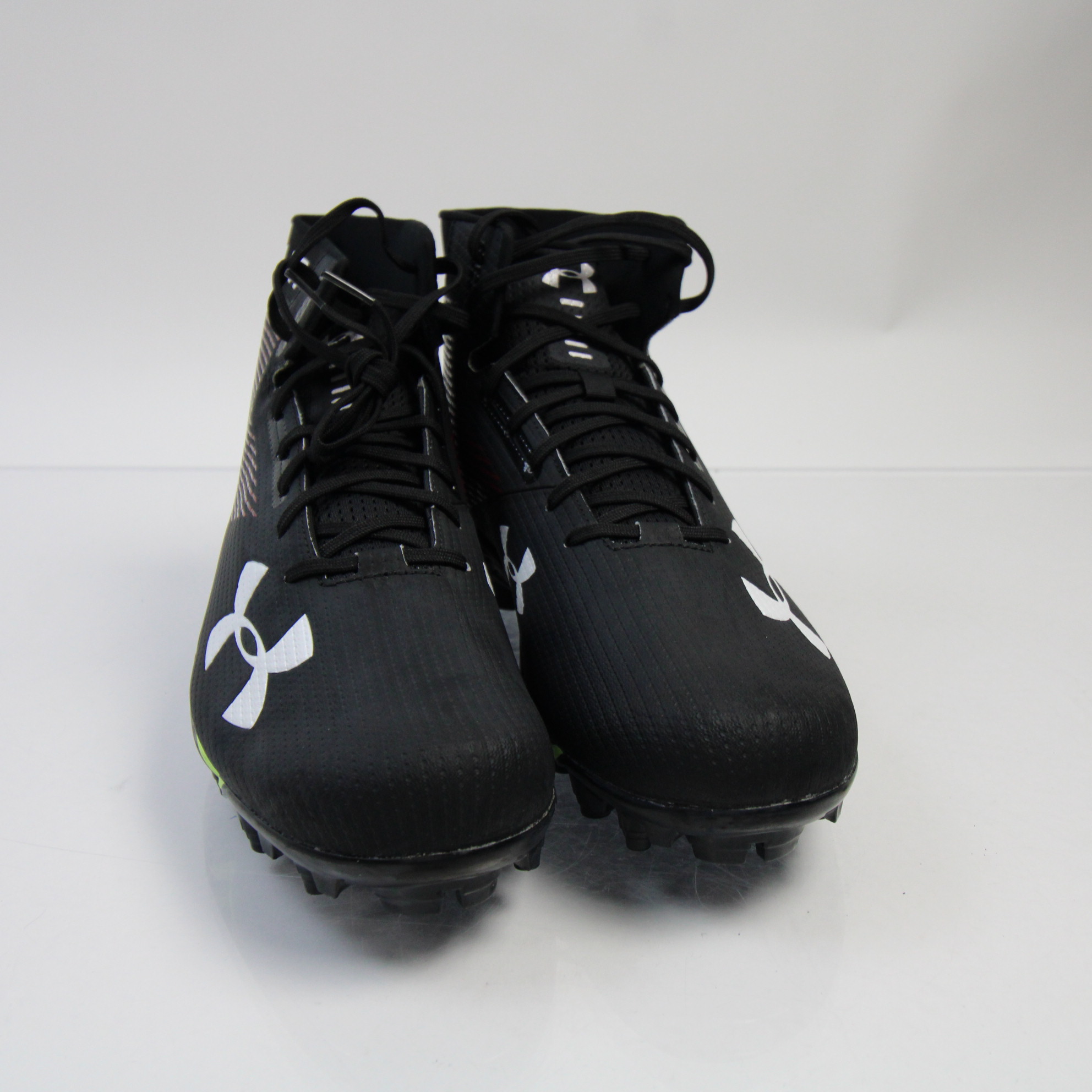 under armour football cleats black and white