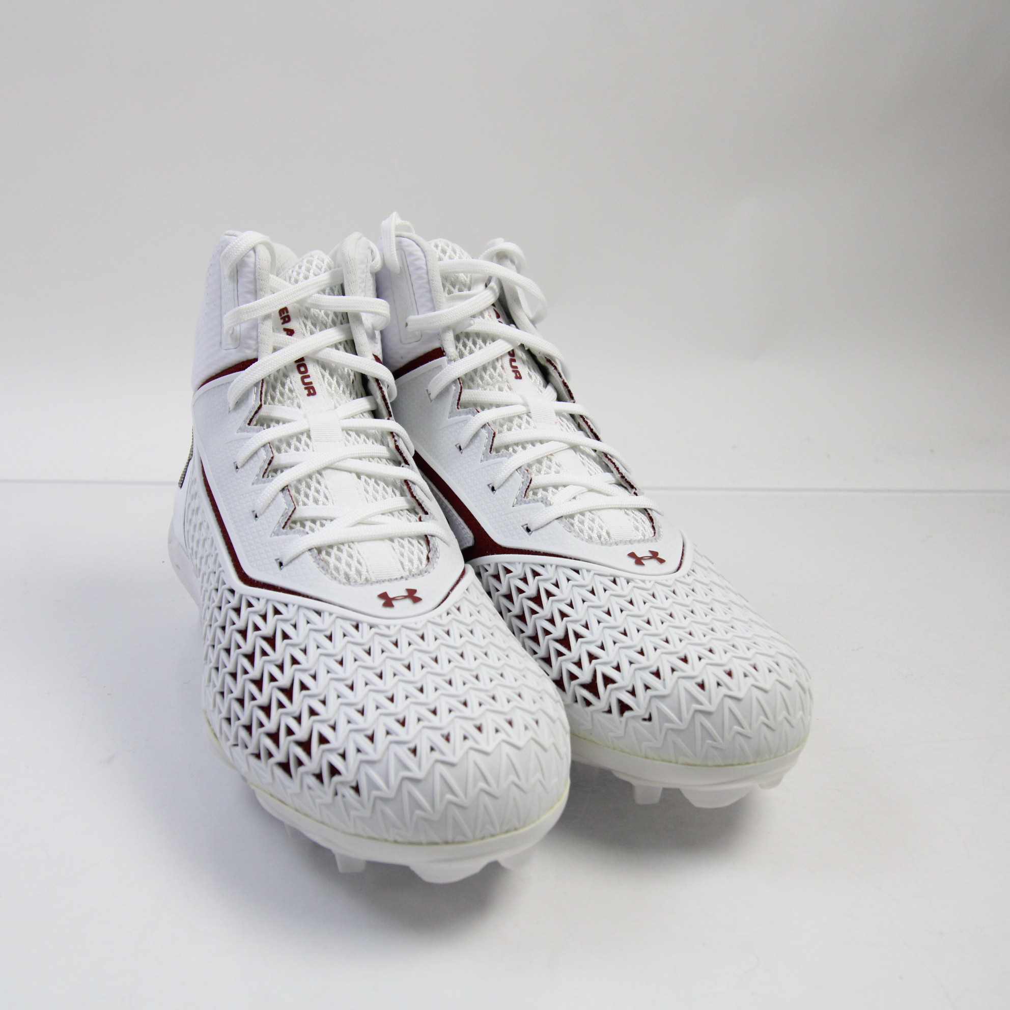 size 13 white football cleats
