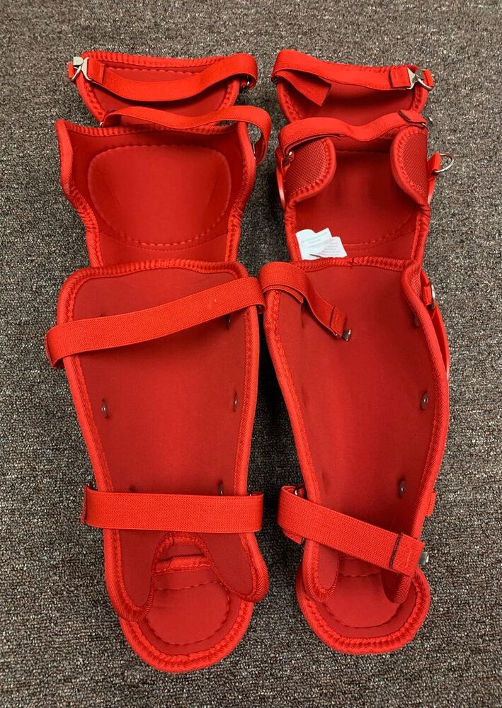 All Star Players Series Intermediate 1315 Catchers Gear Set Red Grey