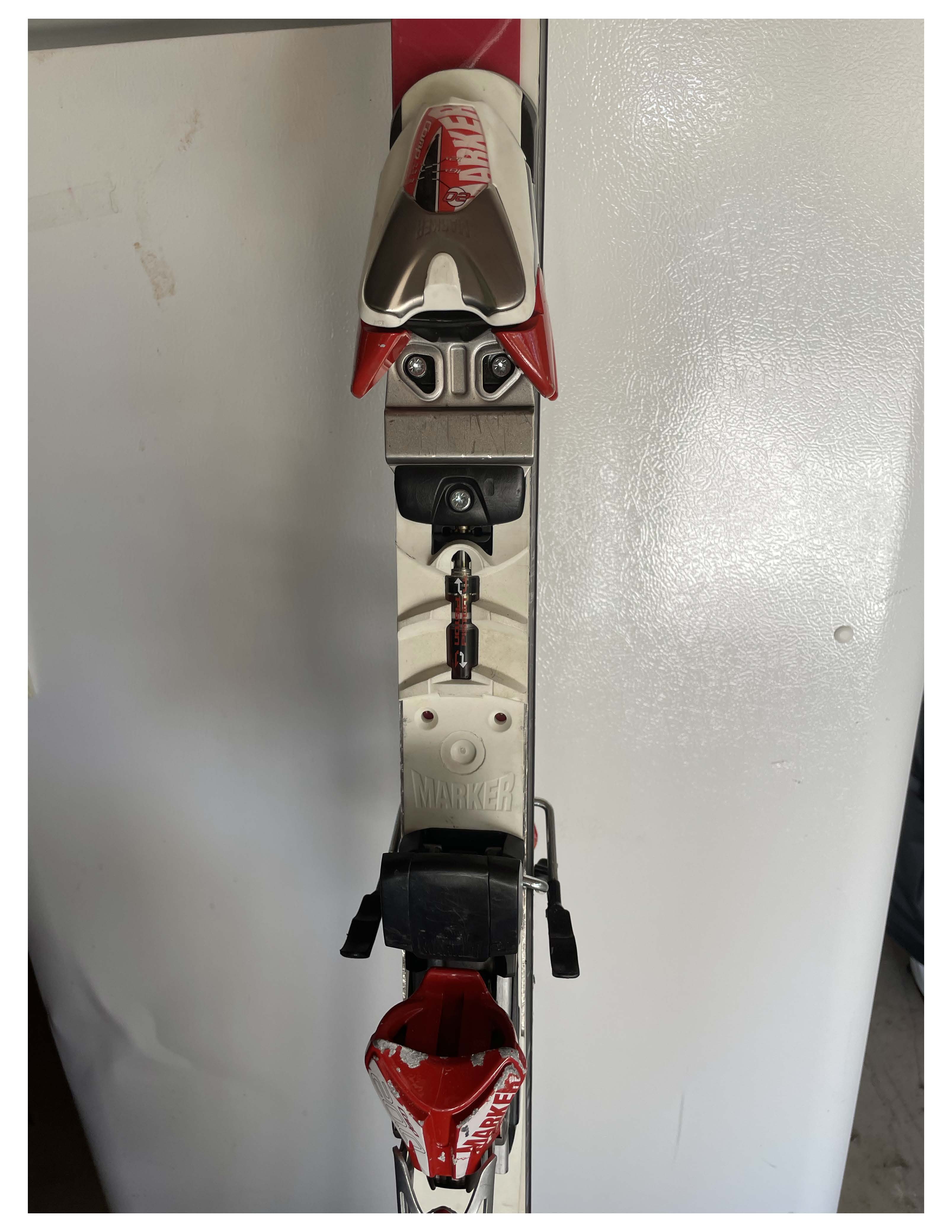 Used Unisex 2017 Racing 208 cm Racetiger GS Skis With Bindings Max Din