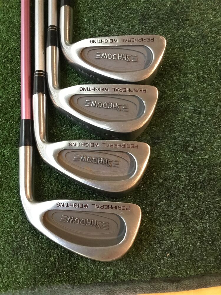 Mitsushiba Ladies Shadow Irons Set (49 Irons & SW) Graphite Shafts