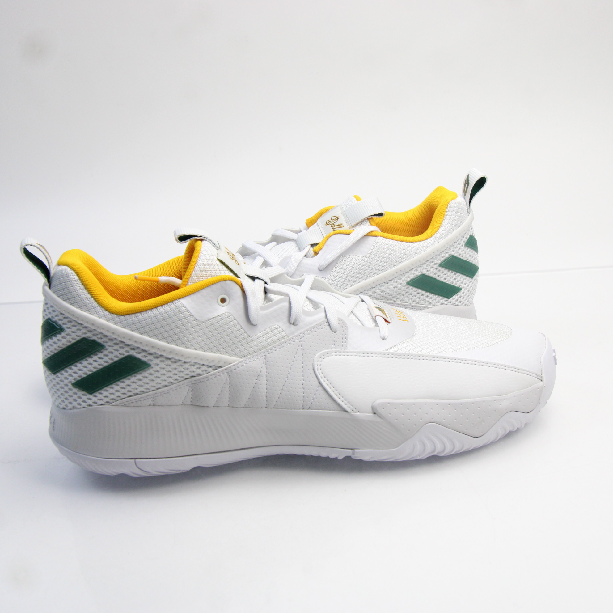 adidas Basketball Shoe Men's Light Gray/Gold New without Box 20