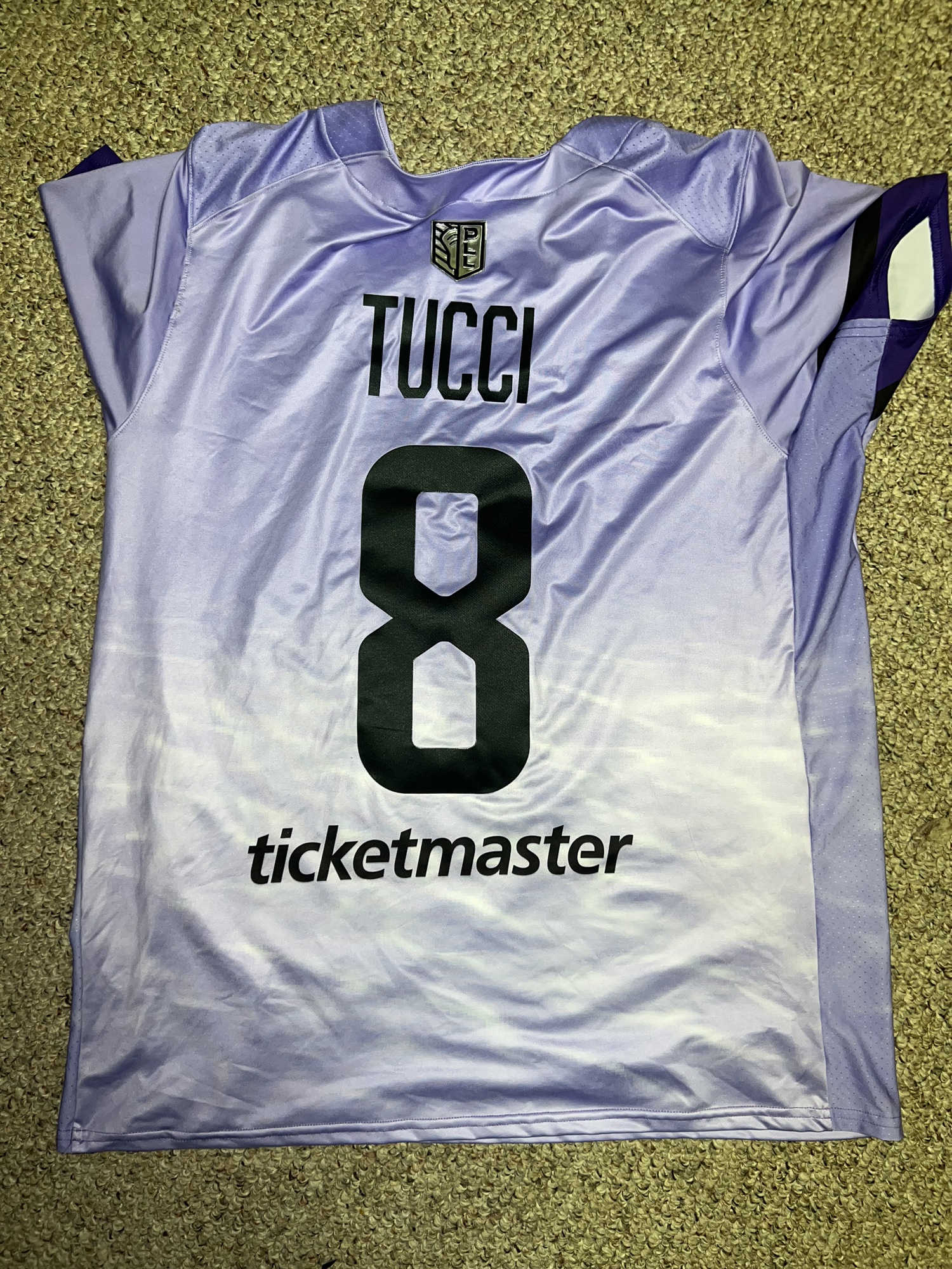 PLL Game Worn Waterdogs Zac Tucci Jersey SidelineSwap