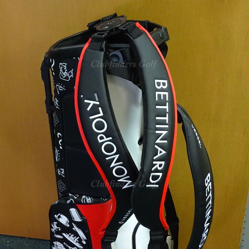 NEW Bettinardi X Monopoly Mr Monopoly Vessel VLS Golf Stand Bag w