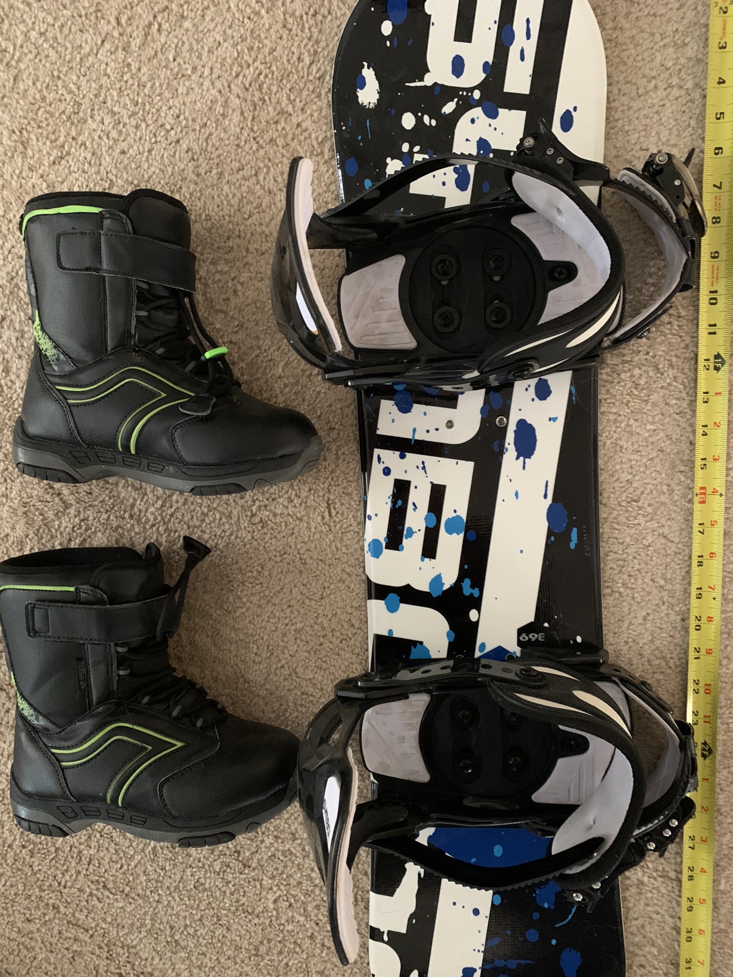 Kids Snowboard Package (size 2 Boot) SidelineSwap