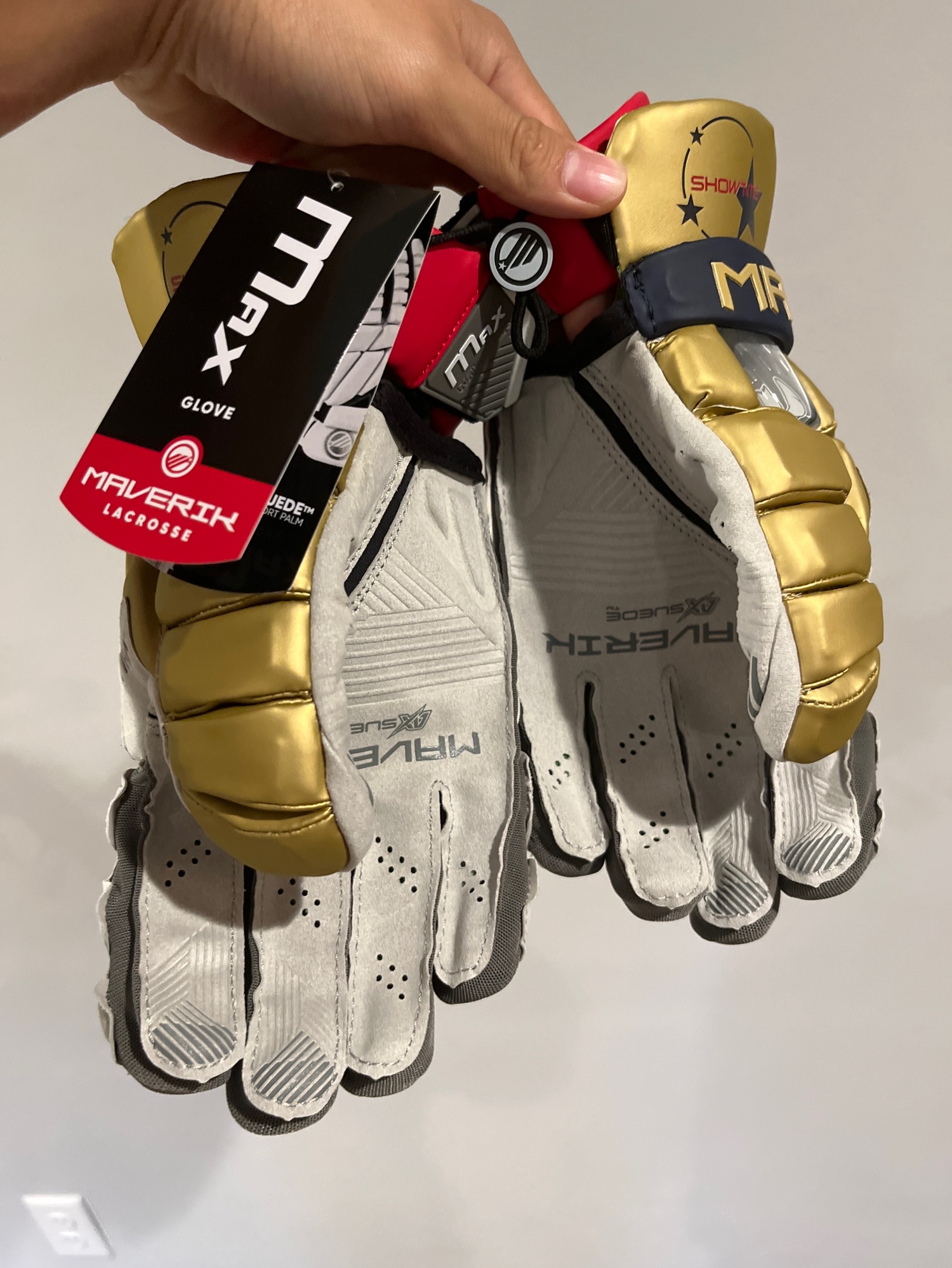 Brand New 2022 Limited Edition Maverik Max Lacrosse Gloves SidelineSwap