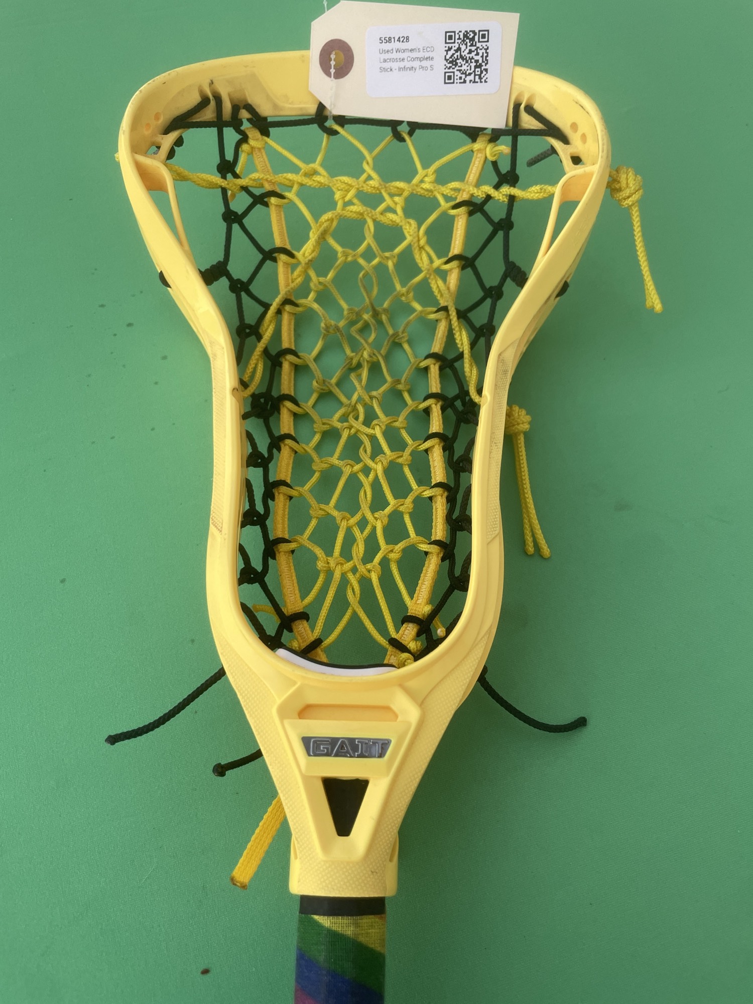 Used Women's ECD Lacrosse Complete Stick Infinity Pro Shaft and Gait