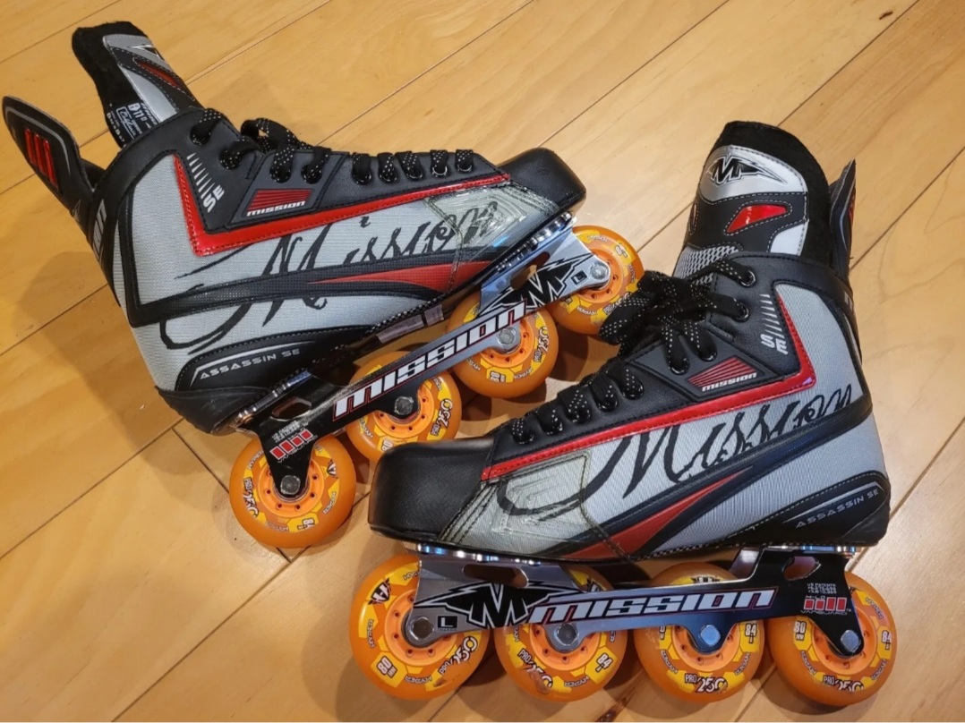 Mission Assassin SE Size 11D Inline Roller Hockey Skates SidelineSwap