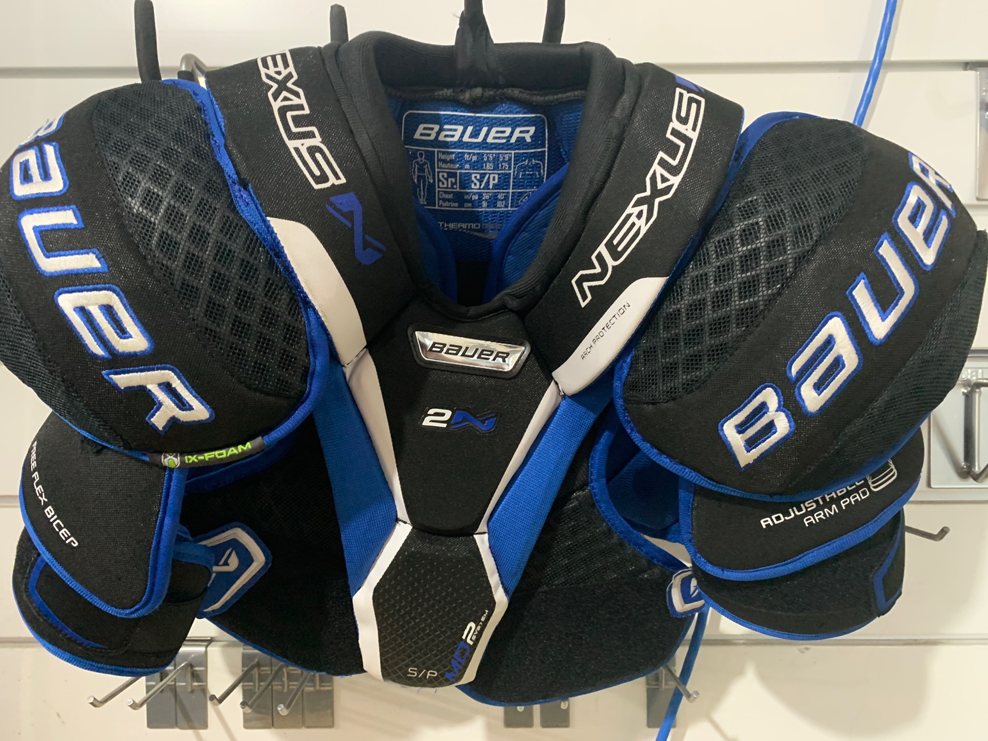 Senior Small Bauer Nexus 2N Shoulder Pads SidelineSwap