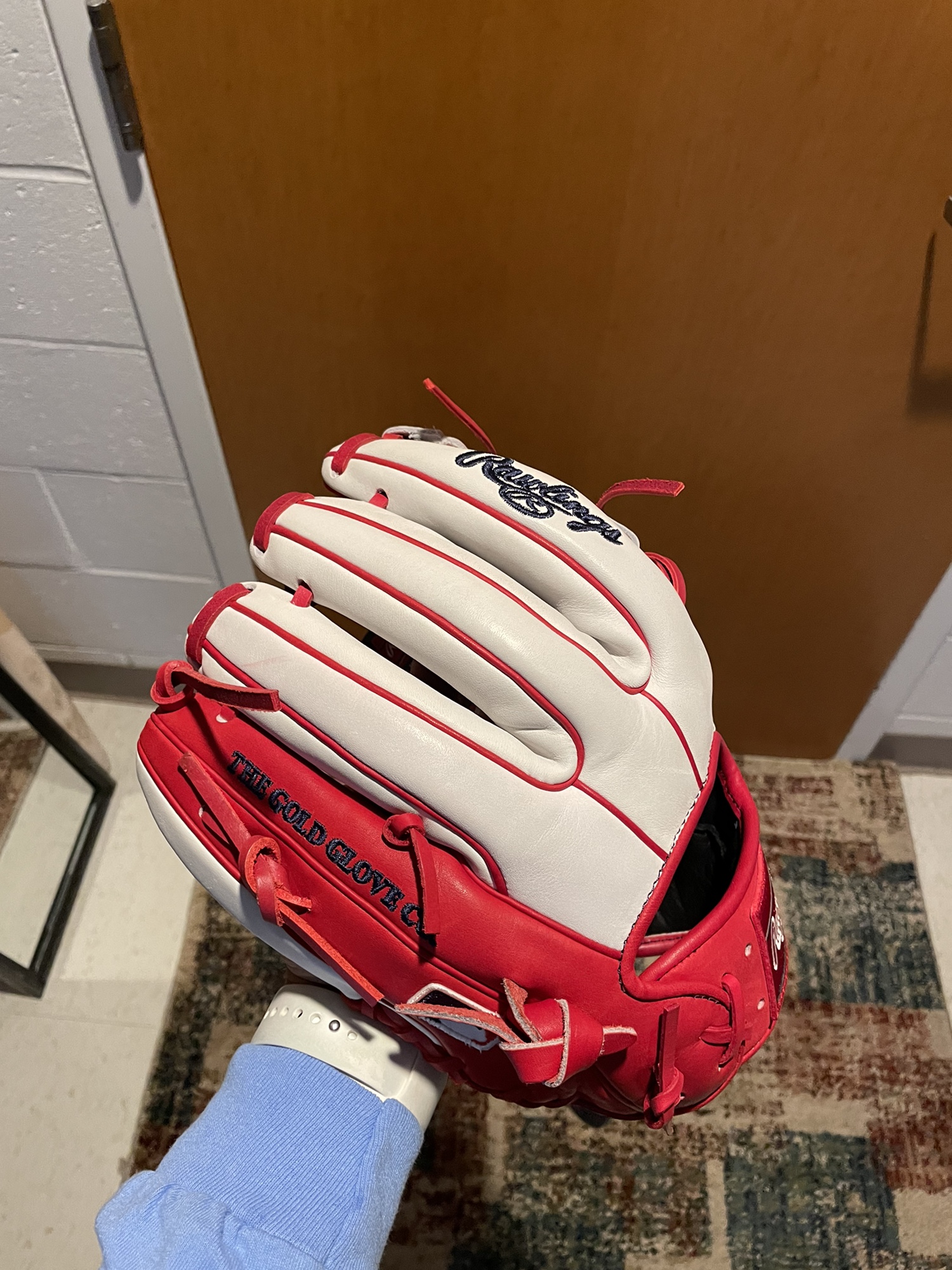 MLB Logo Washington Nationals Infield 11.5" Heart of the Hide Baseball