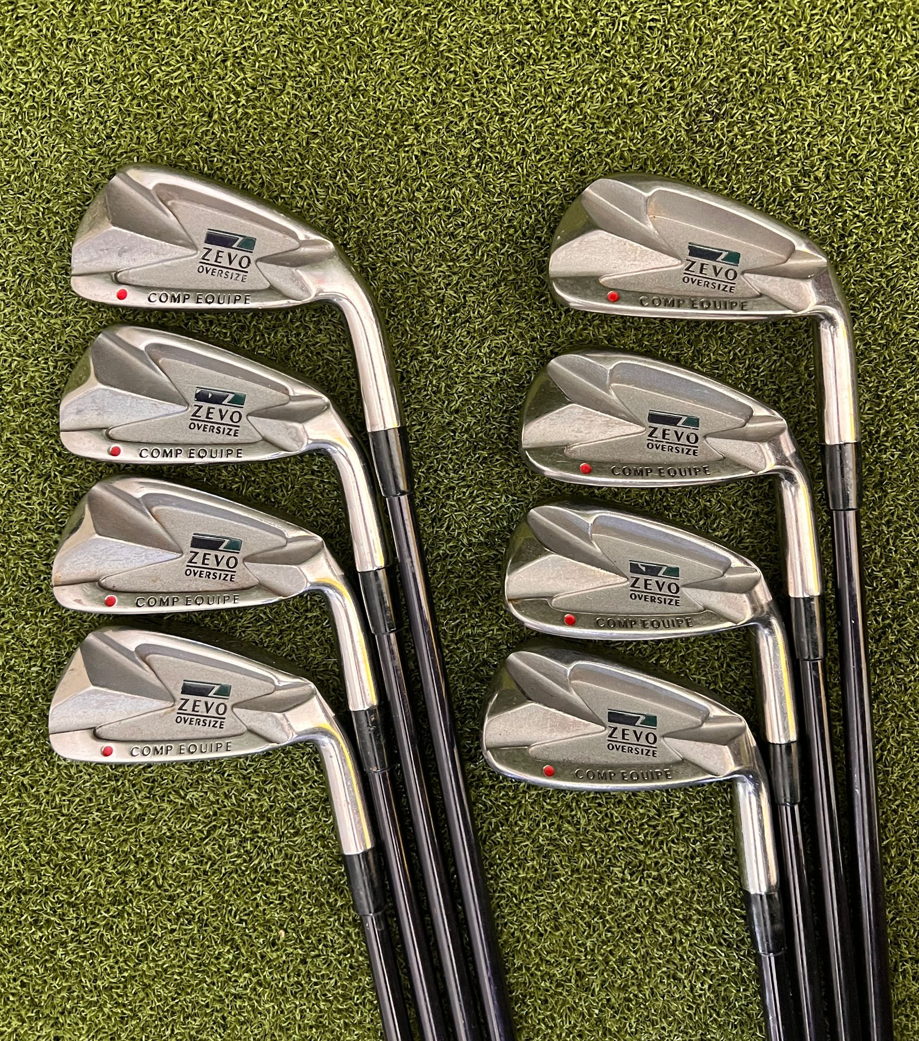 ZEVO Comp Equipe Oversize Red Dot 3PW Iron Set,RH,Graphite ,+.5