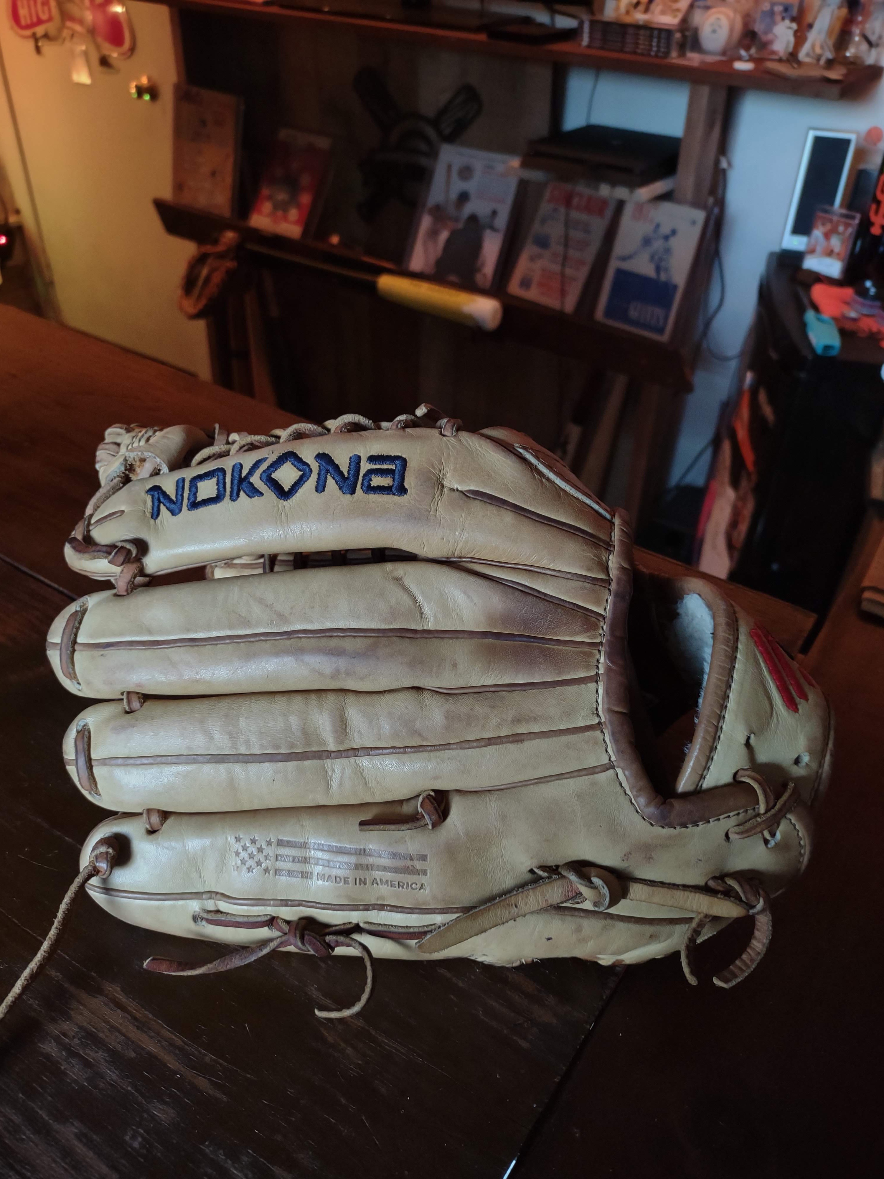 Used Nokona Outfield Legend Pro Baseball Glove 12.75" RHT SidelineSwap