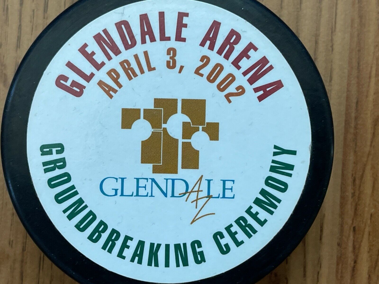 Arizona Coyotes NHL HOCKEY 2002 GLENDALE ARENA GROUNDBREAKING Hockey