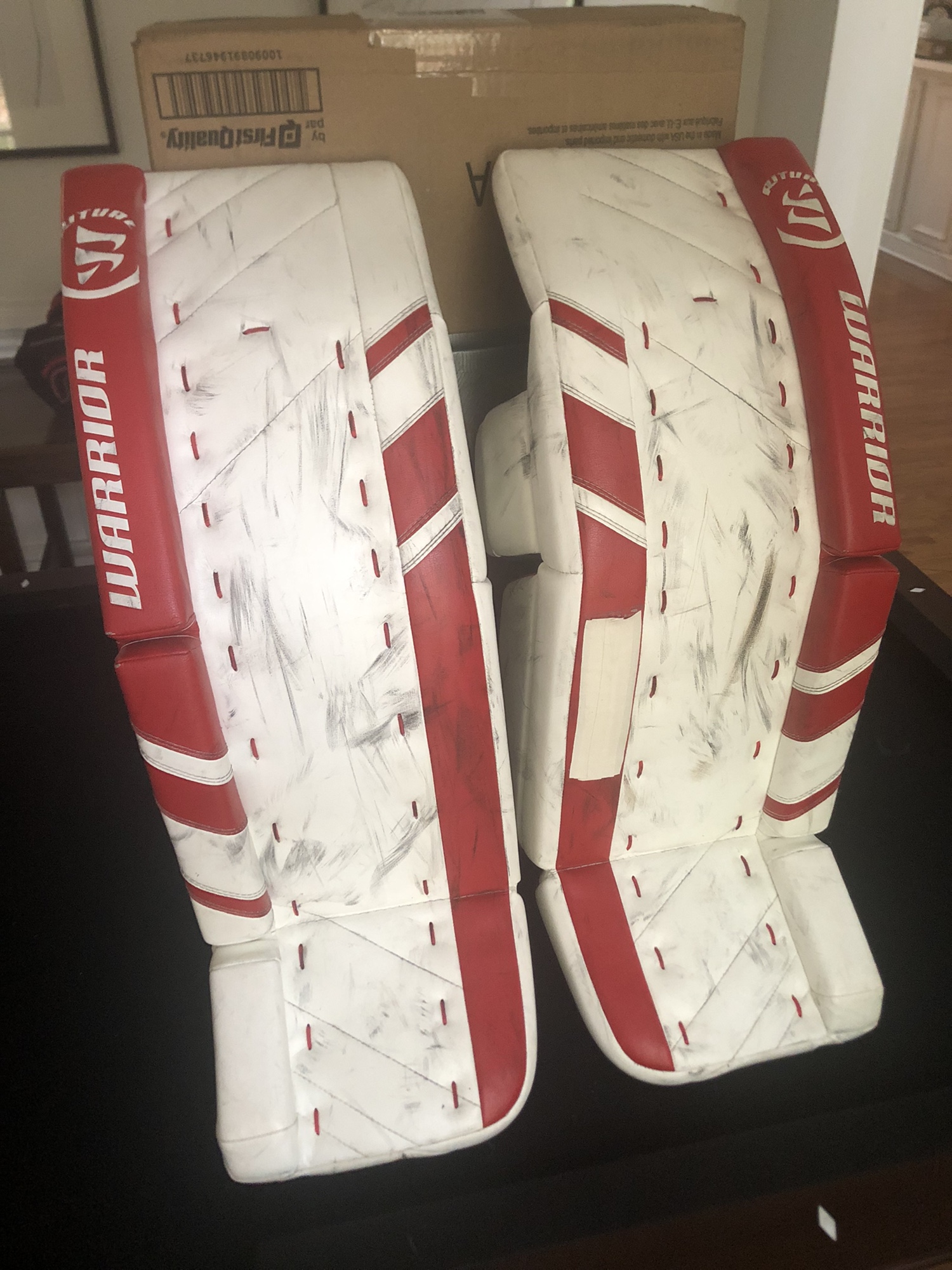 Warrior Ritual G3 Pro Goalie Leg Pads Size 34+1.5” SidelineSwap