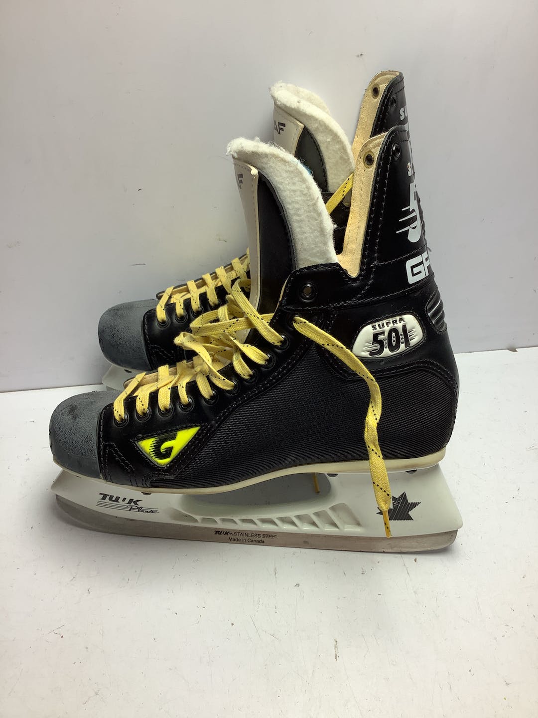 Used Graf Supra 501 Senior 10 Ice Hockey Skates SidelineSwap