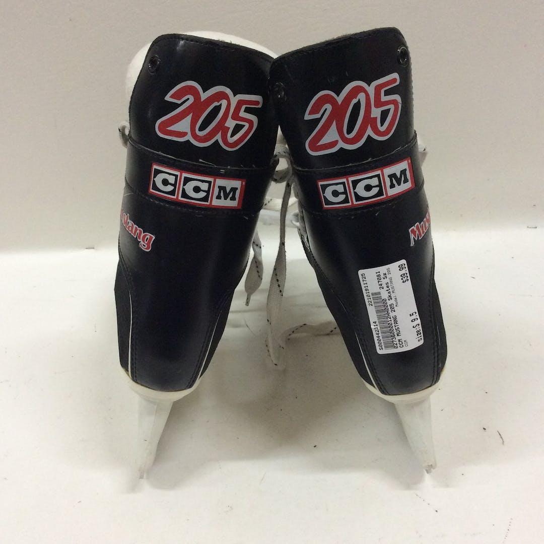 Used Ccm Mustang 205 Senior 9.5 Ice Hockey Skates SidelineSwap