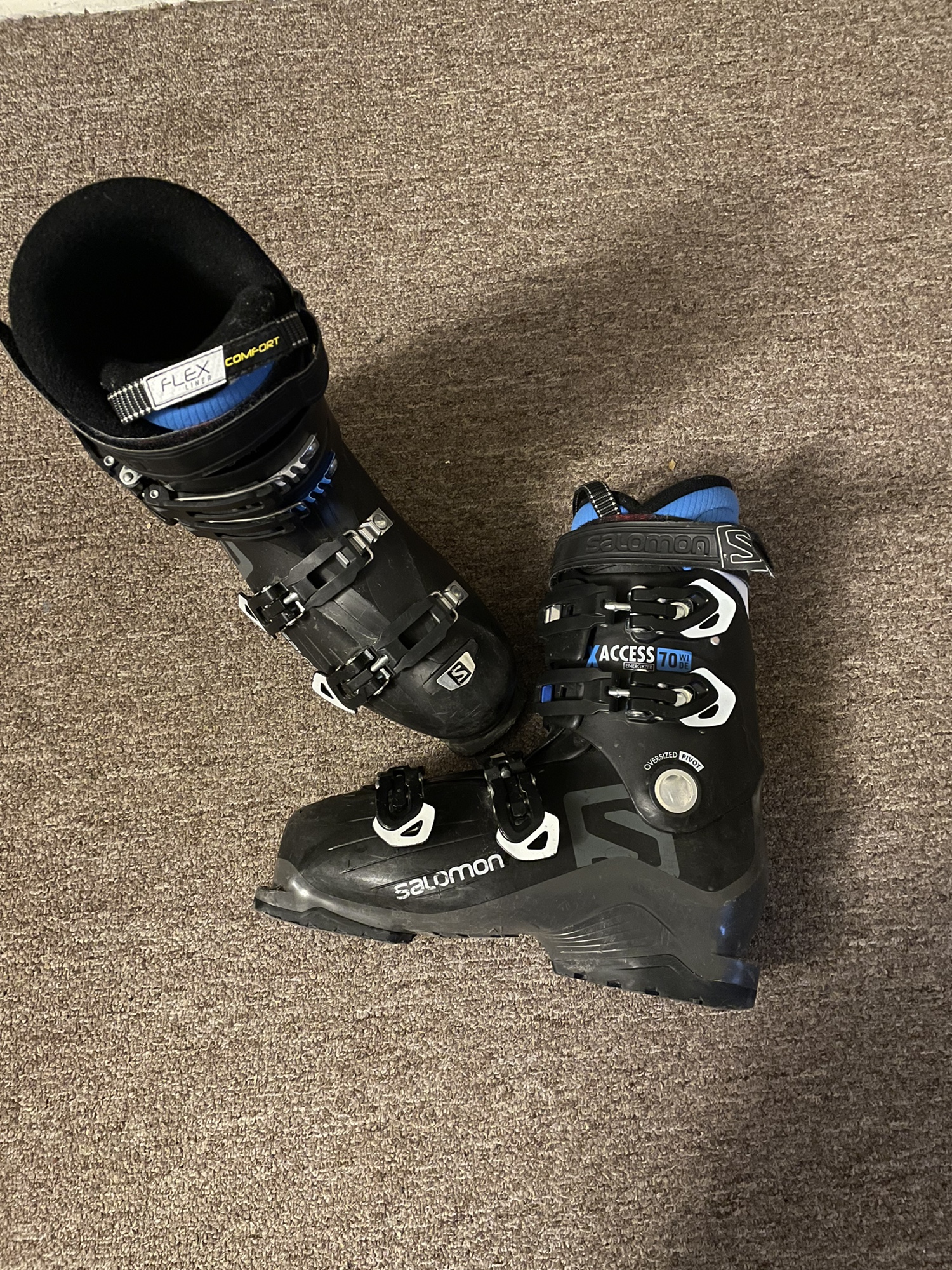 Men's All Mountain Soft Flex X Access 70 Wide Ski Boots SidelineSwap