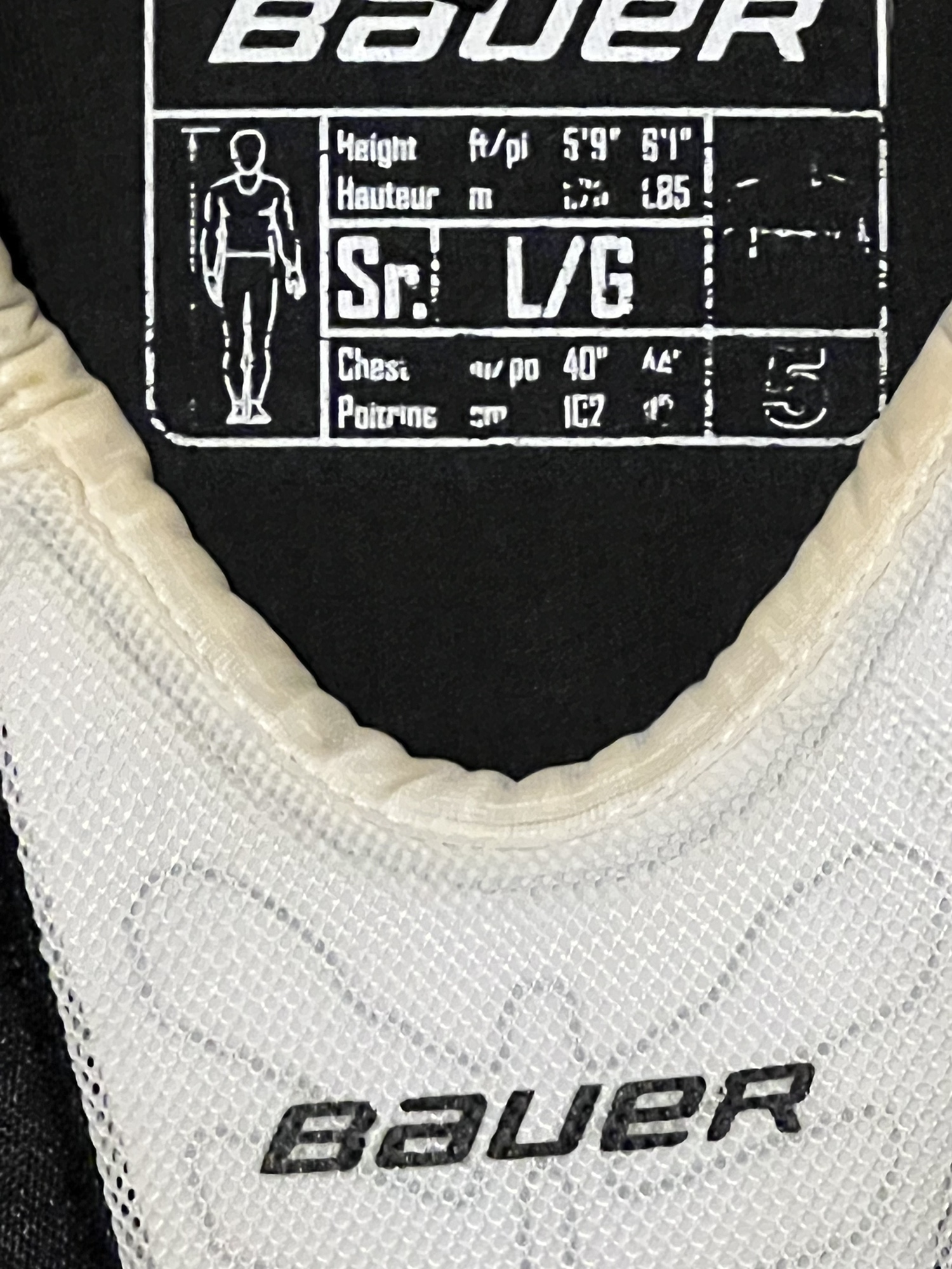 Senior Large Bauer Nexus 400 Shoulder Pads SidelineSwap