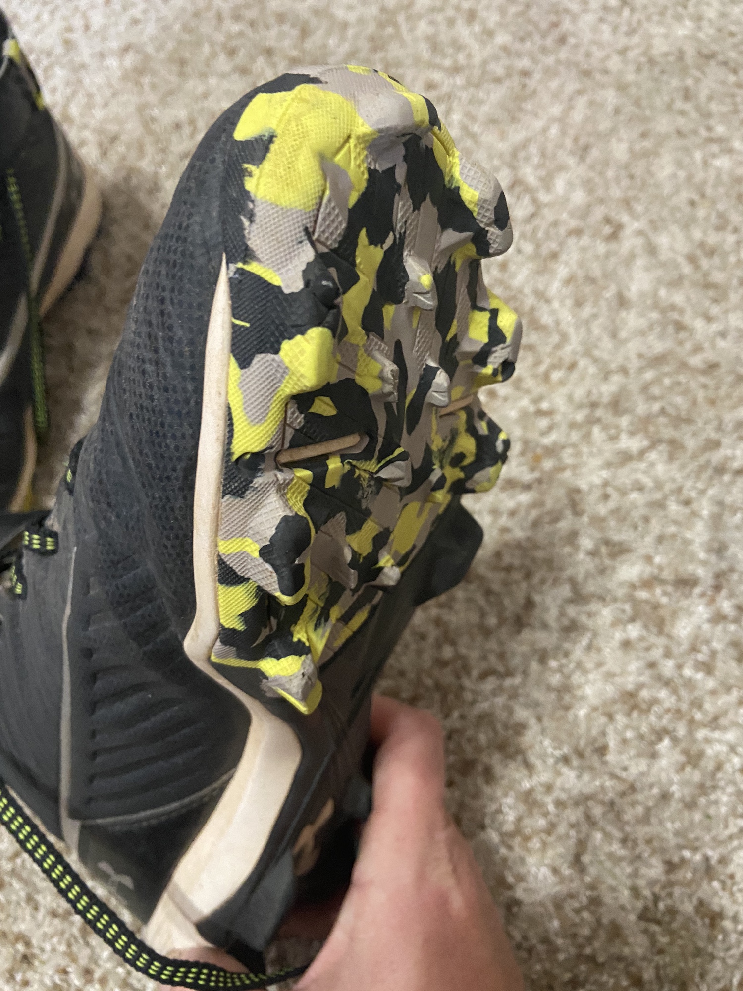 Black Youth Molded Cleats High Top Bryce harper SidelineSwap