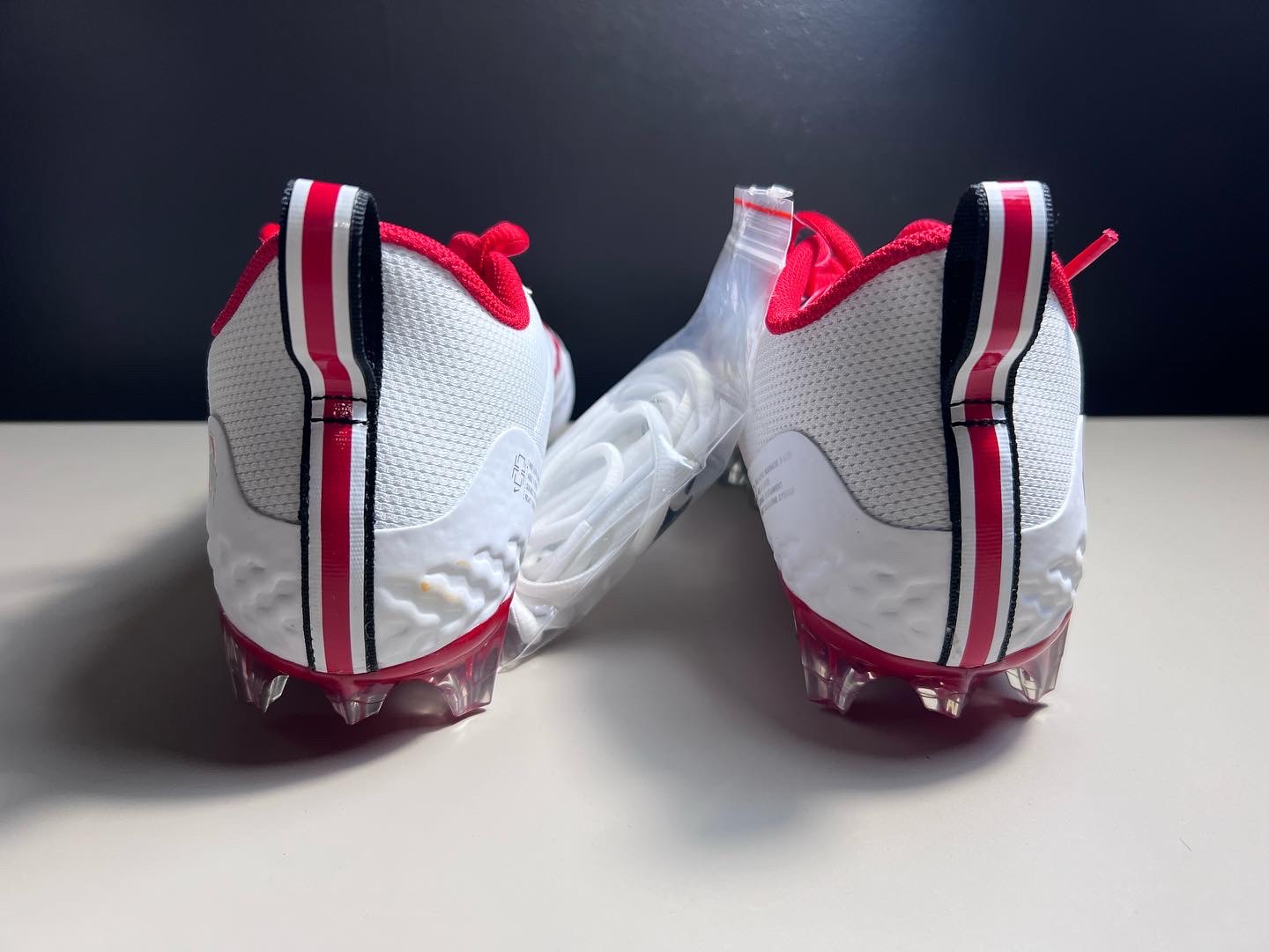 Nike Alpha Huarache Lax 8 pro THE Ohio State Lacrosse cleats size 12