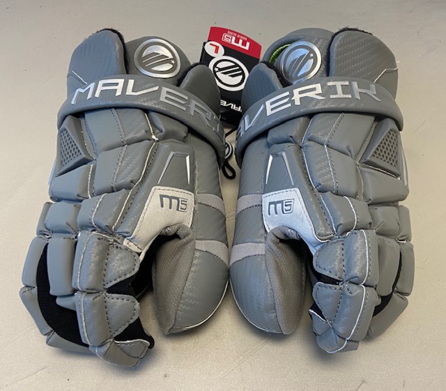 New Goalie Maverik M5 Lacrosse Gloves large SidelineSwap