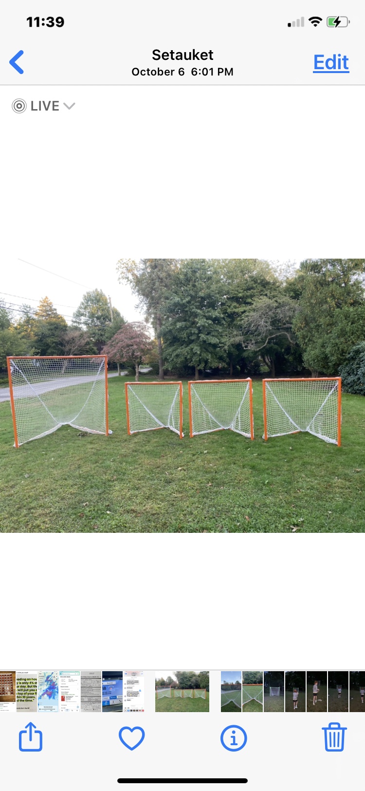 ‘Rage Cage’ foldable Lacrosse goal 6’ X 6’ SidelineSwap