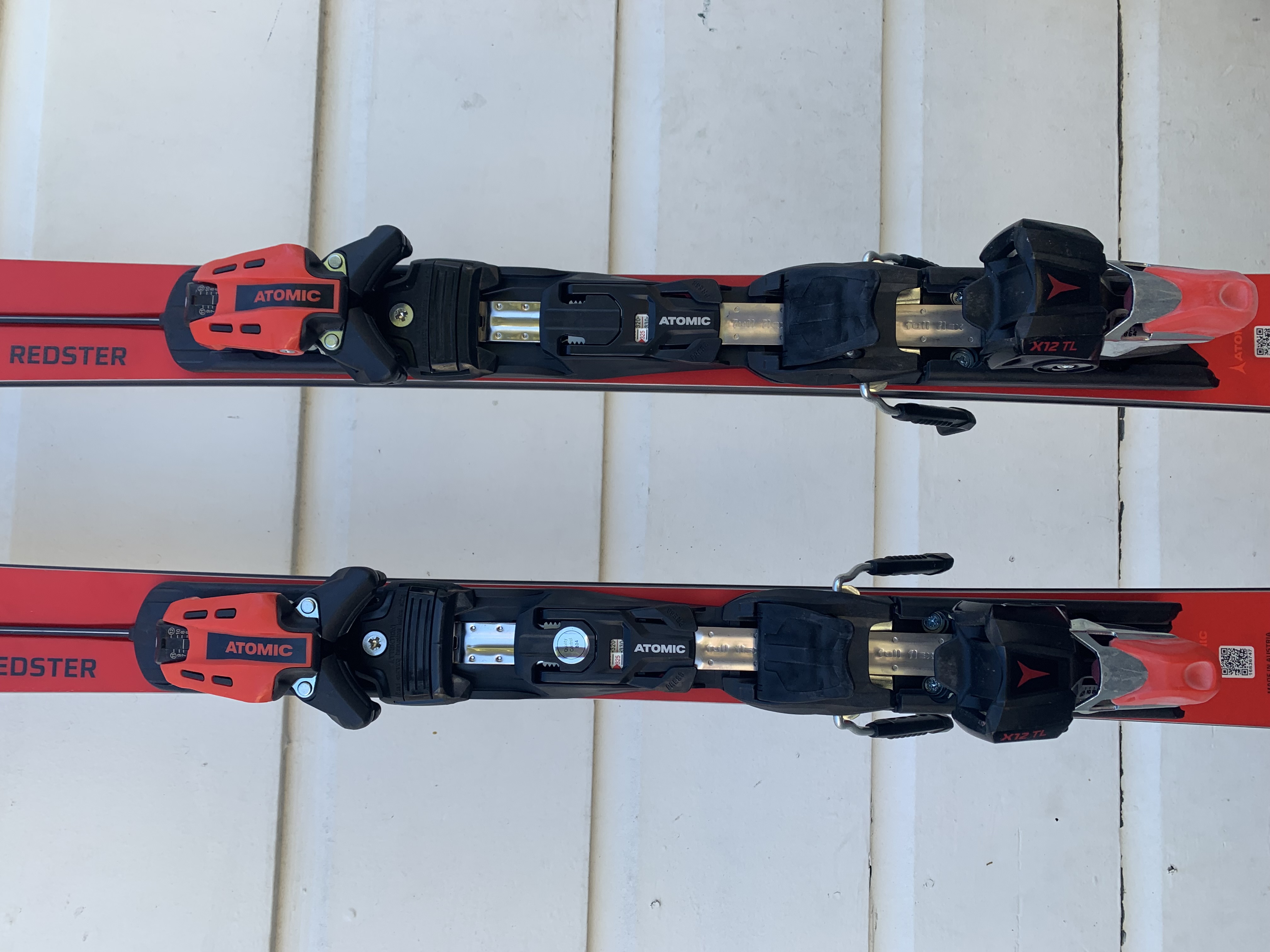 New Men's 2020 Atomic 171 cm Racing Redster SL Skis With Atomic X12 TL Bindings Max Din 12