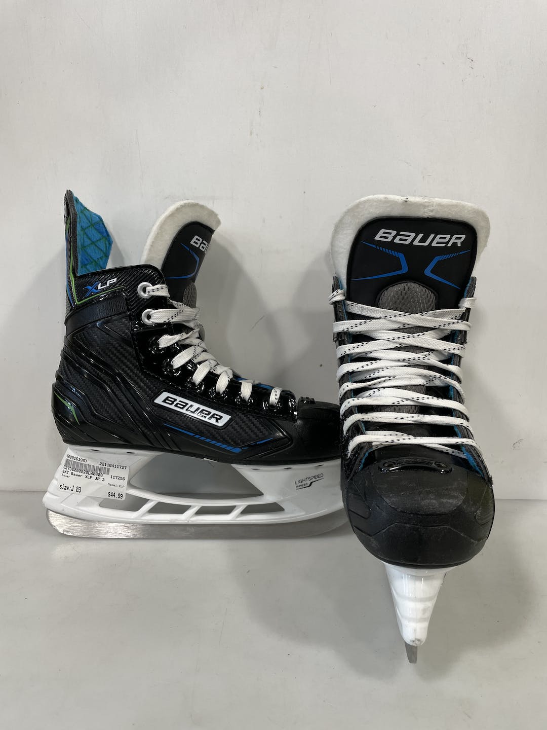 Used Bauer Xlp Junior 03 Ice Hockey Skates SidelineSwap