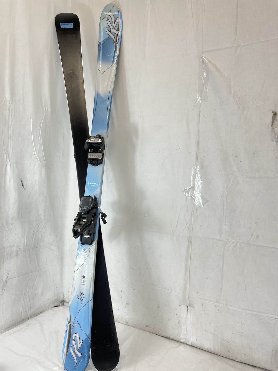 Used K2 Luna 160 Cm Women's Downhill Ski Combo W Marker Squire Bindings SidelineSwap