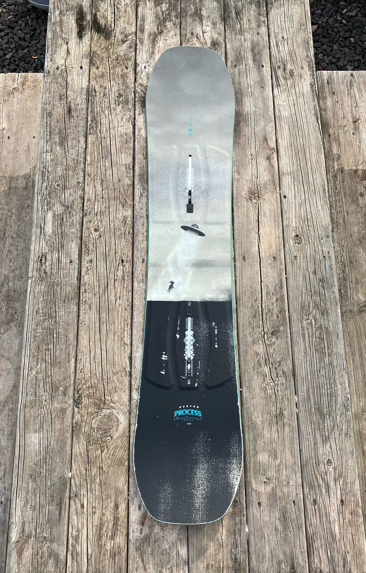 Kid's Burton Without Bindings Medium Flex True Twin Process Snowboard