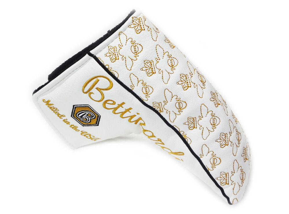 Bettinardi Queen Bee White/Gold Blade Putter Headcover SidelineSwap