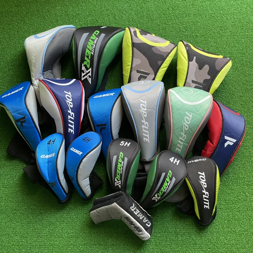 8 Each Topflite Driver, Fairway wood, Hybrid and Chipper or Putter