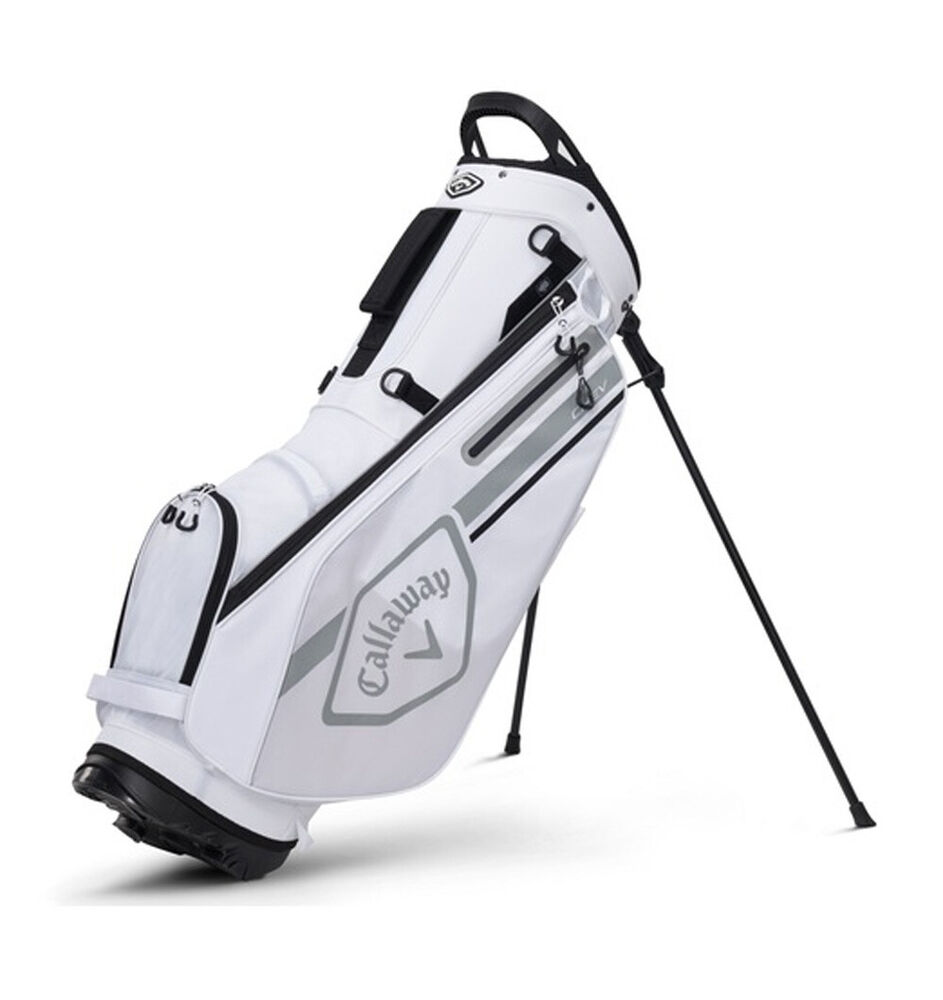 NEW 2022 Callaway Golf Chev White 4 Way Top Stand/Carry Golf Bag
