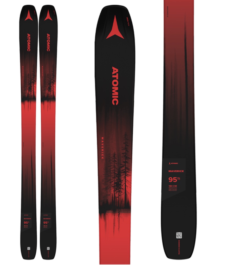 New 2023 Atomic 180 cm All Mountain Maverick 95 ti Skis Without