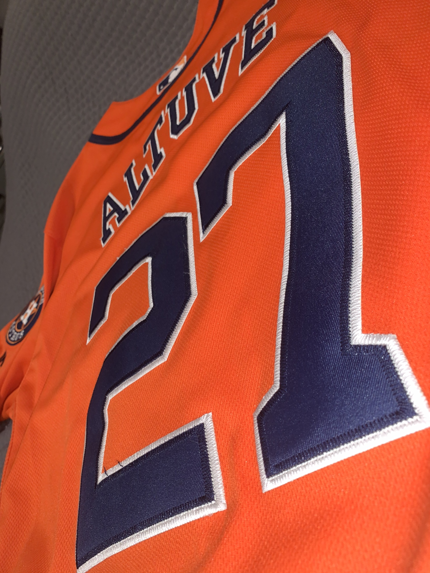 Orange Used Medium Majestic Jersey SidelineSwap