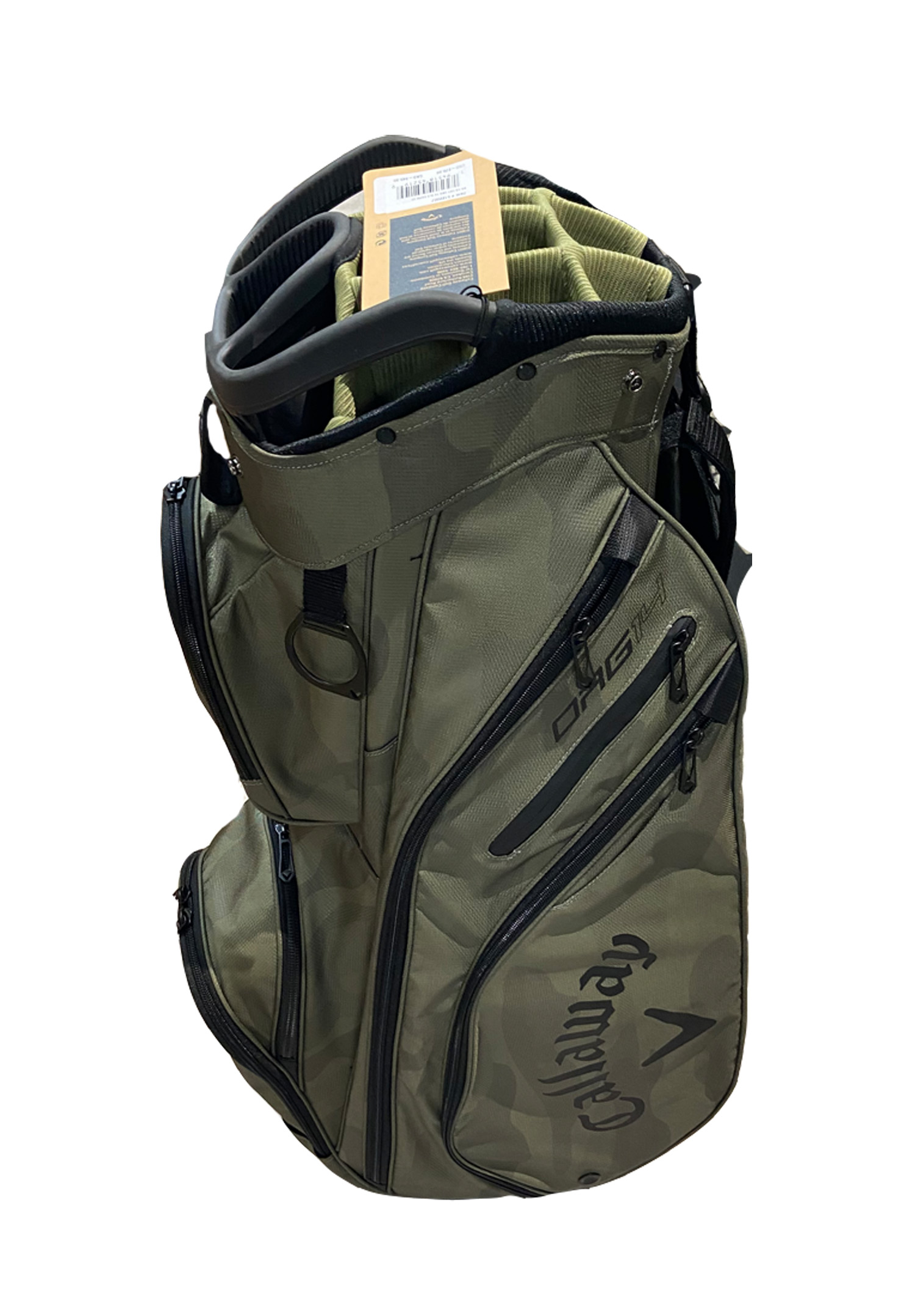 NEW 2022 Callaway ORG 14 Olive/Camo Golf Cart Bag SidelineSwap
