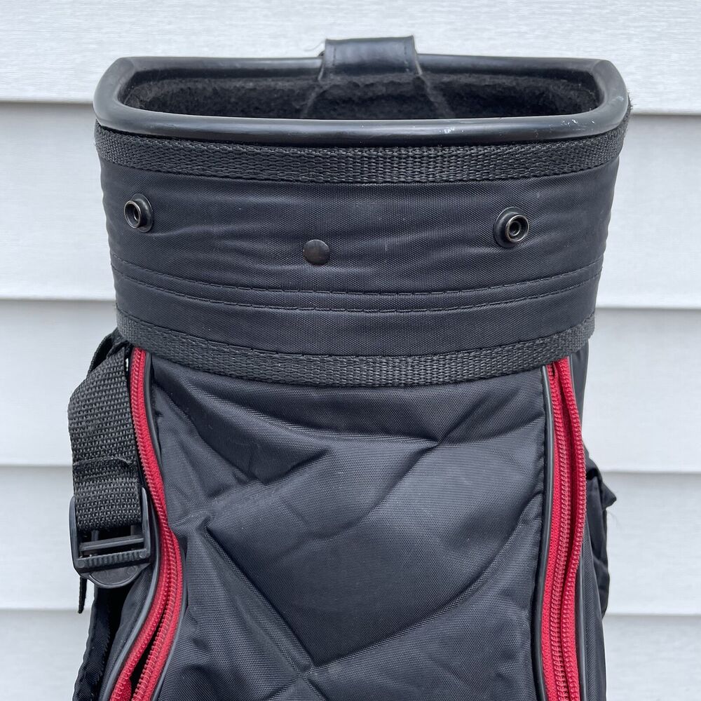 Vintage Datrek Michelob The American Classic Golf Cart Bag Black White