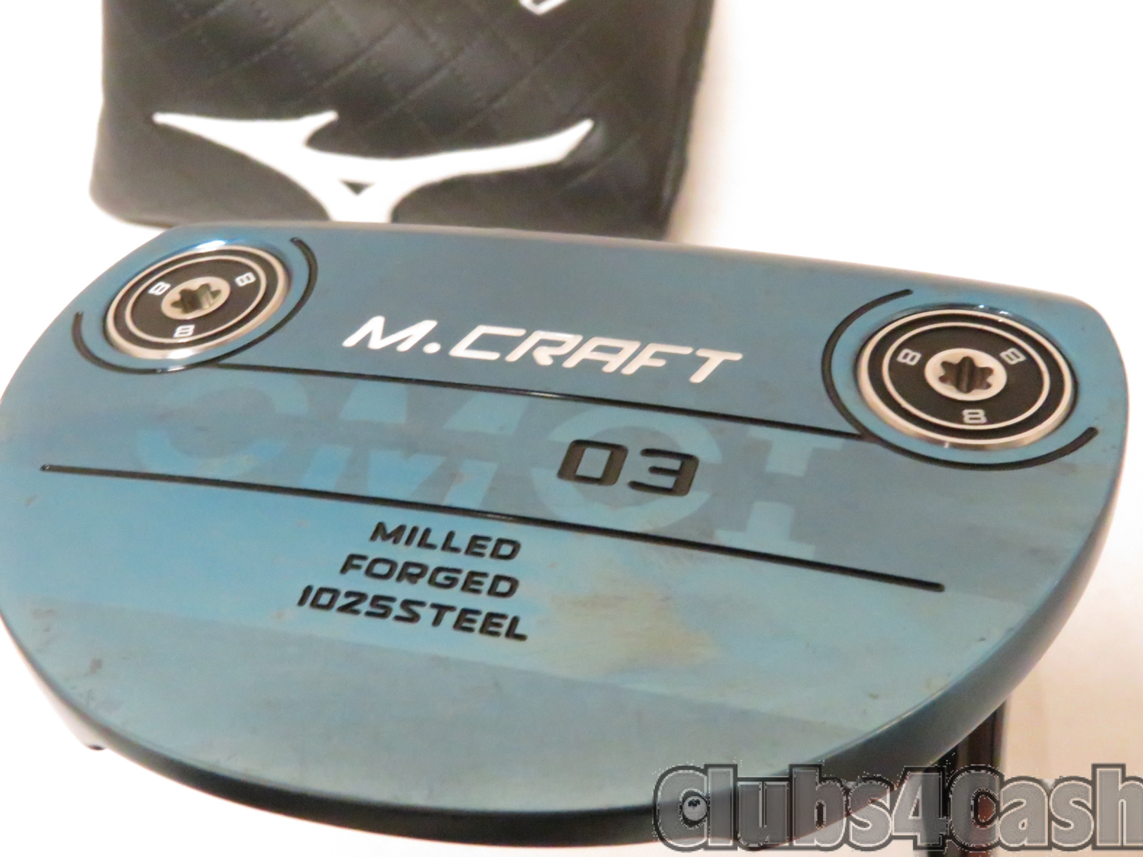 Mizuno OMOI M Craft 03 Putter Full Mallet Blue ION 35" +Cover SidelineSwap