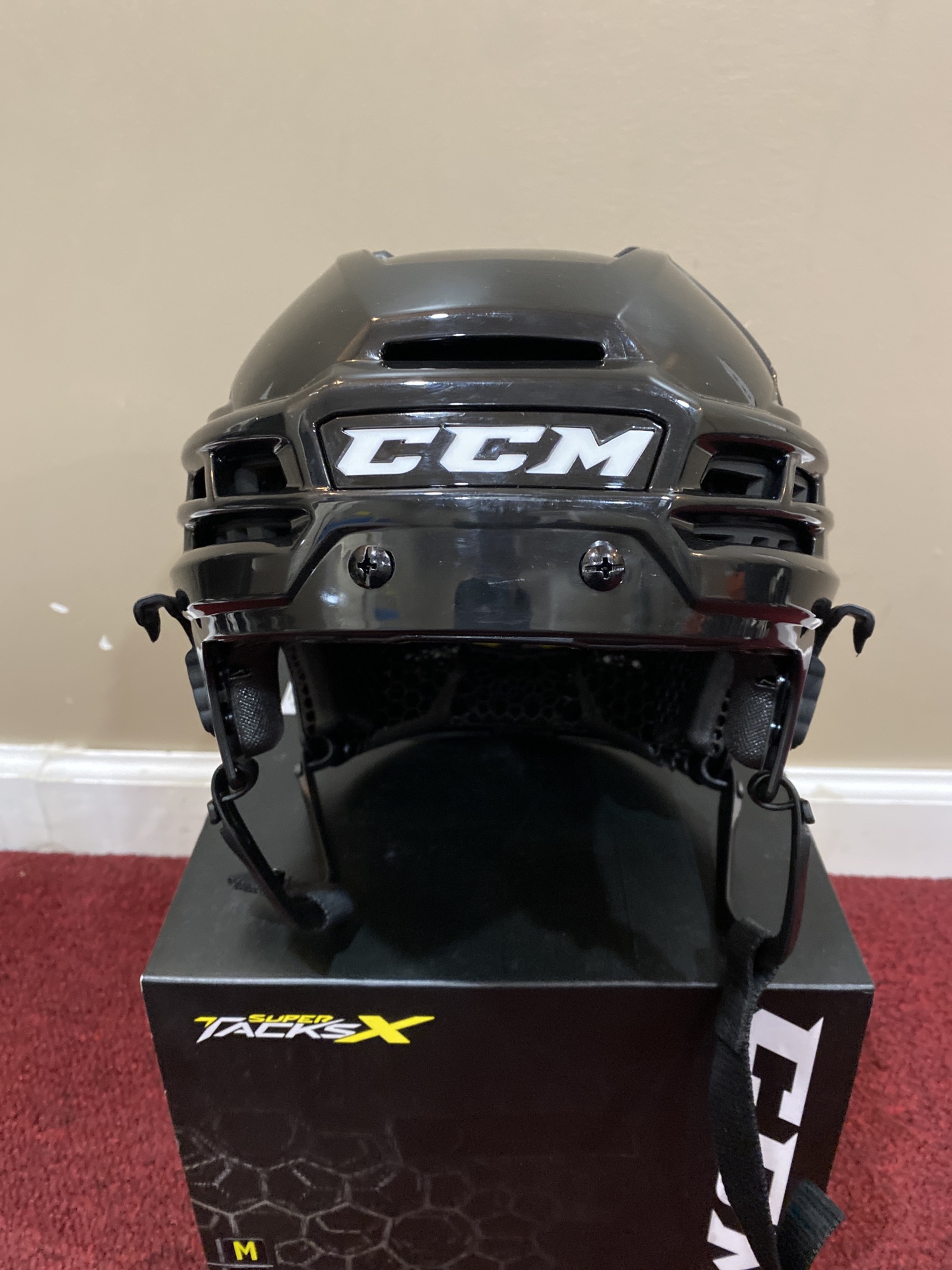 New Medium CCM Pro Stock Super Tacks X Helmet SidelineSwap