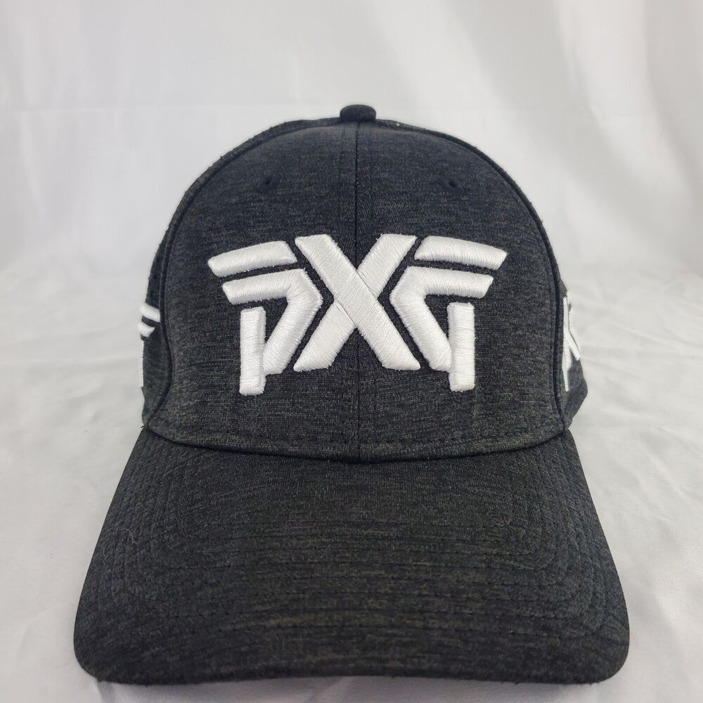 PXG x NEW ERA 39Thirty Players Hat Black Fitted Golf Cap Mens Lg/XL