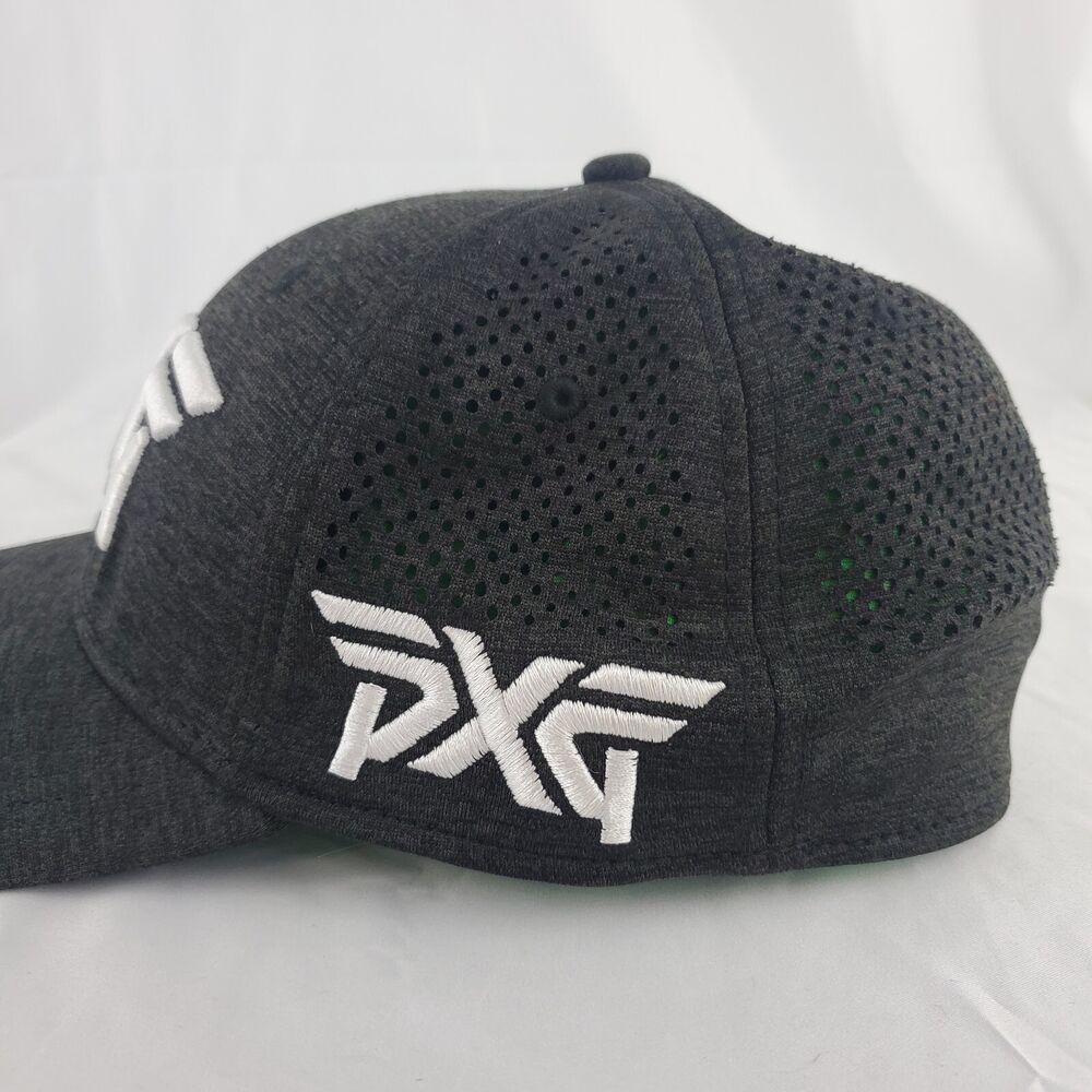 PXG x NEW ERA 39Thirty Players Hat Black Fitted Golf Cap Mens Lg/XL SidelineSwap
