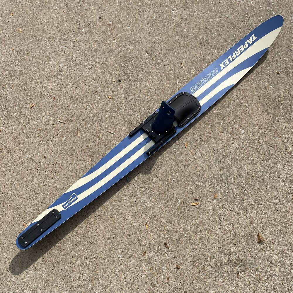 Vintage Taperflex Slalom Water Ski Concave Competition 66” Fiberglass