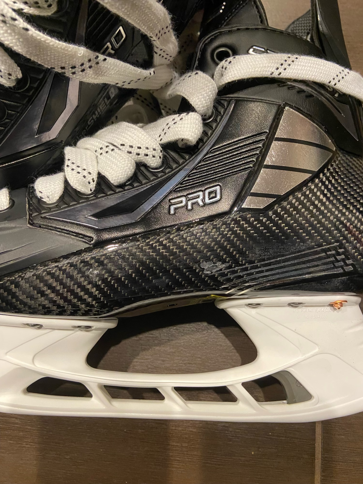 New True Pro Stock Size 7 Catalyst Pro Hockey Skates SidelineSwap